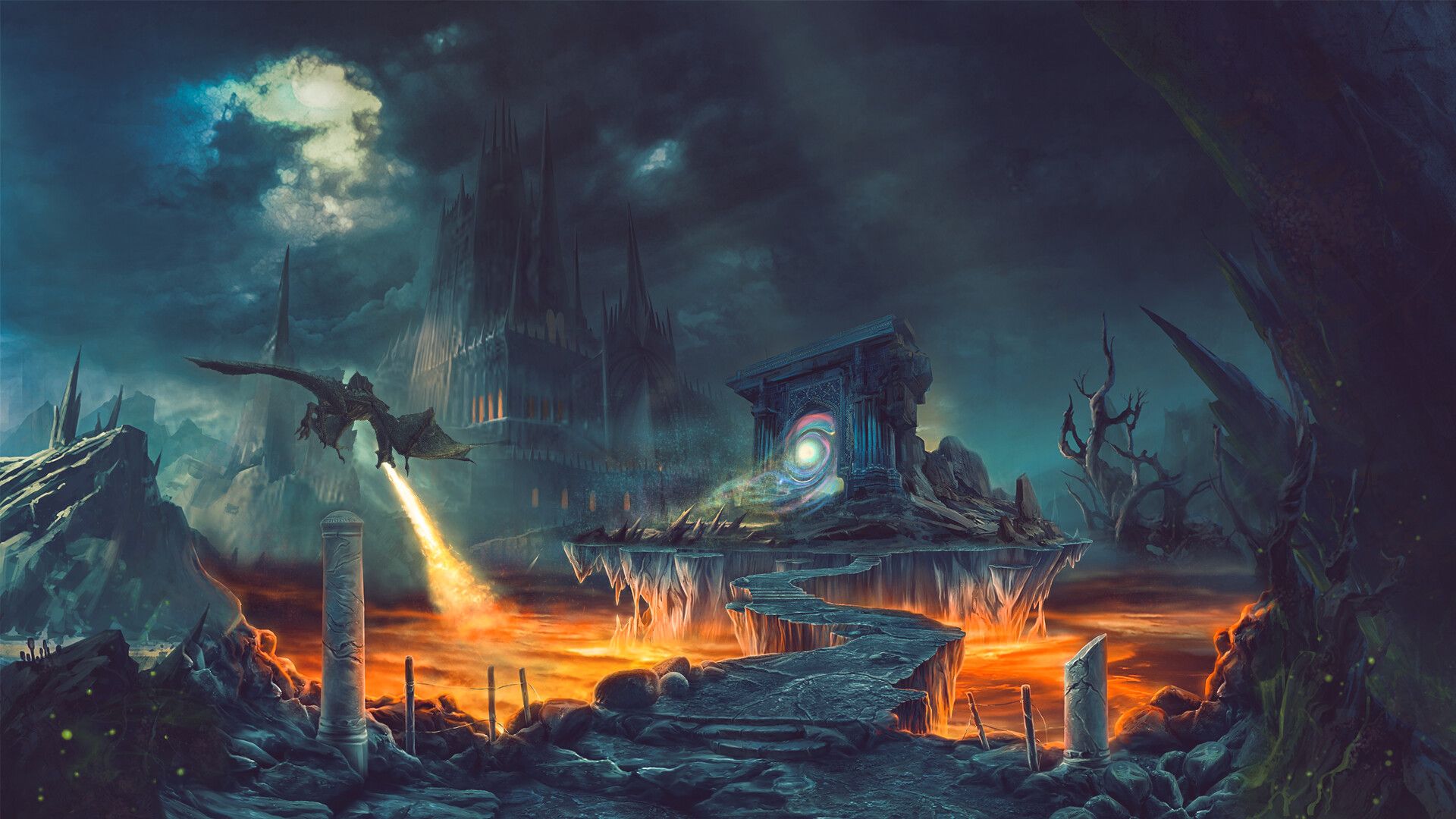 1920x1080 Dark World ( Environment Designing )