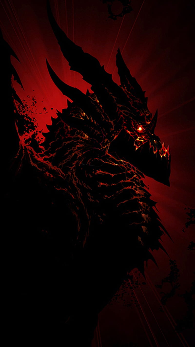 800x1419 Warcraft, abstract, death, dragon, red, wing, world, HD phone wallpaper