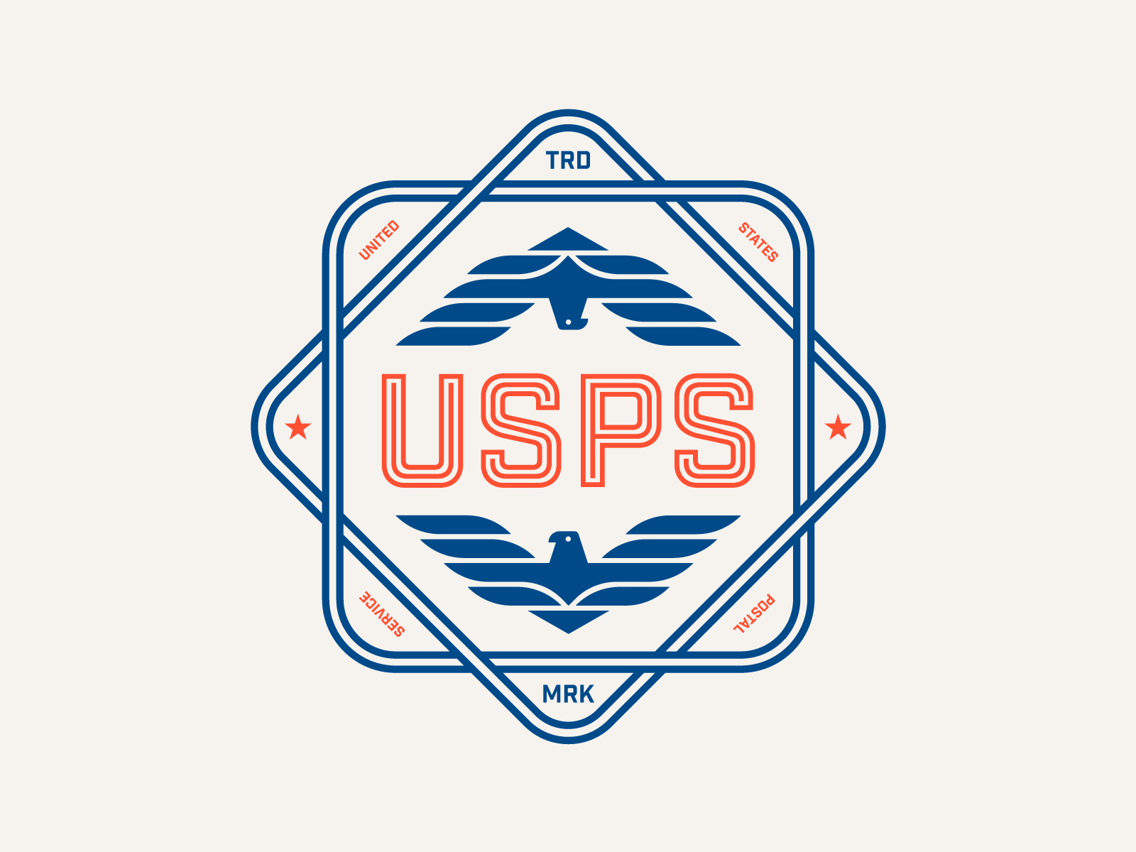 1600x1200 USPS Logo and Badge by Tom Bates on Dribbble