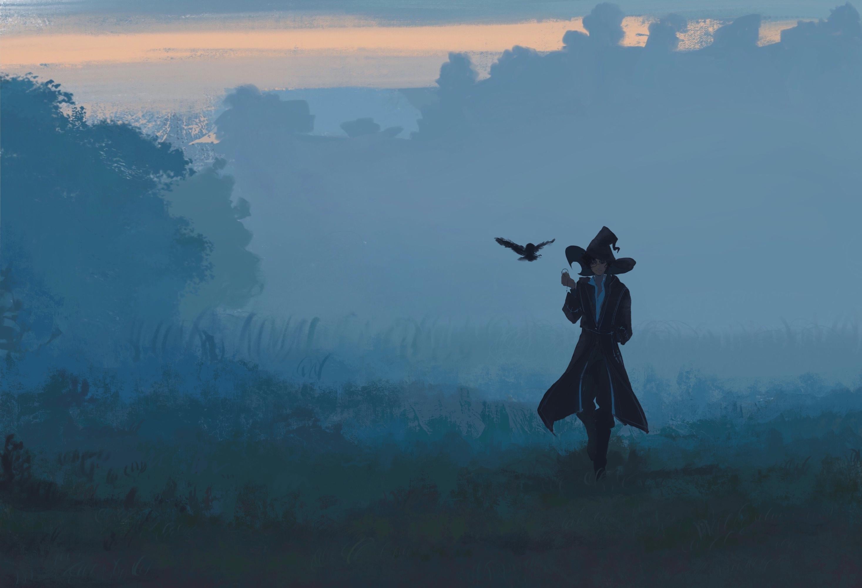 2934x2000 LotM something Do yall have any cool pc wallpaper themed after lotm? (preferably audrey and merlin hermes related)