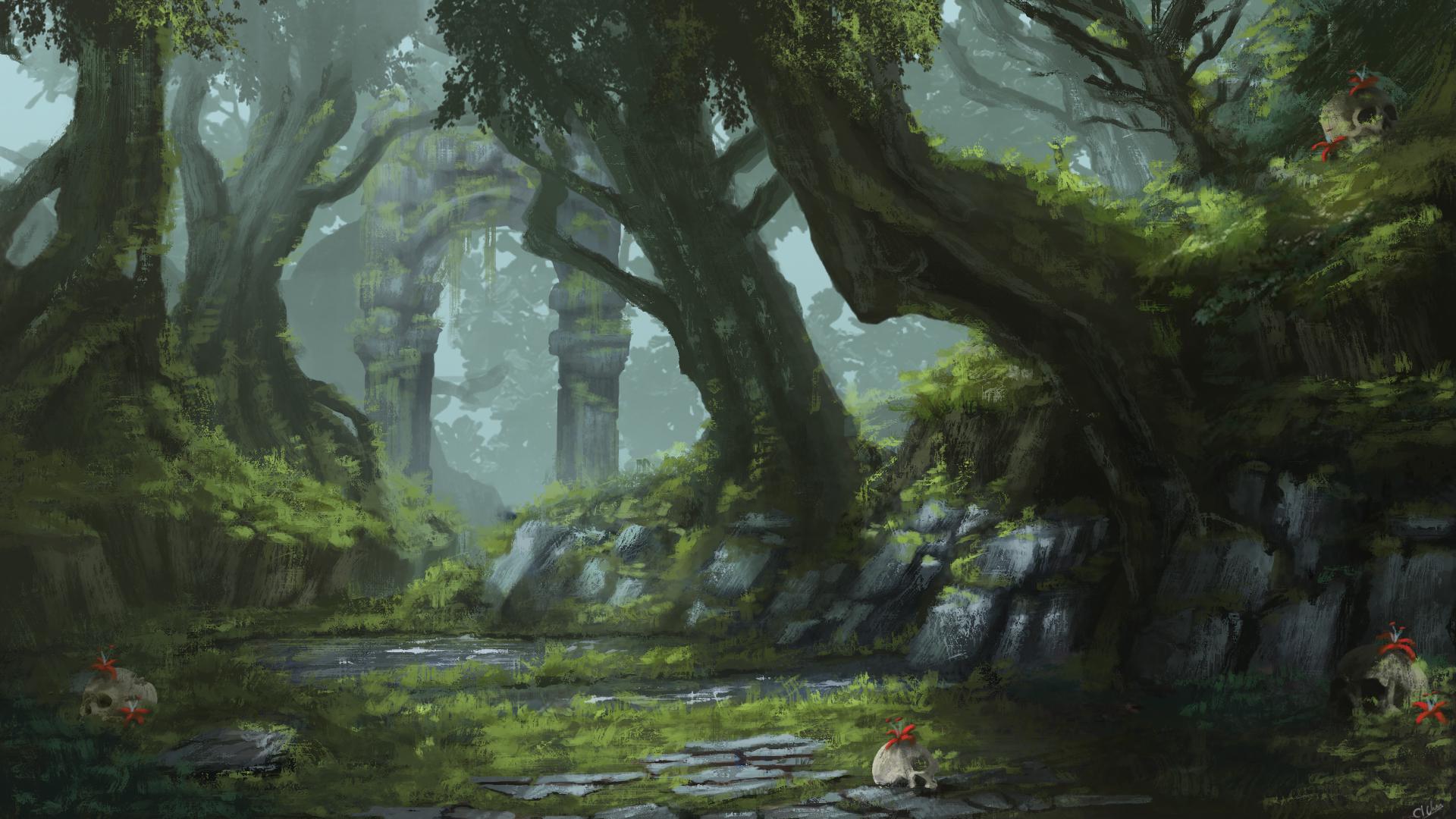 1920x1080 The Witch Forest
