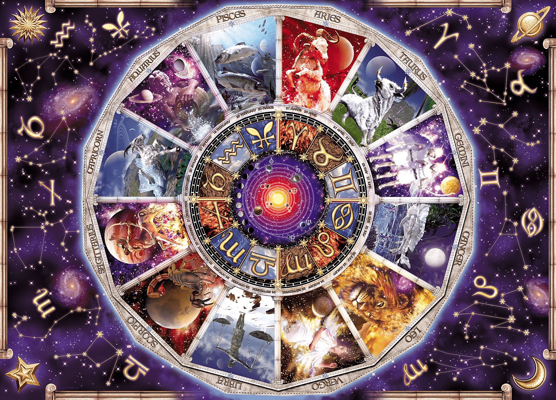 1920x1383 Artistic Zodiac HD: Celestial Signs in Stunning Detailx1383