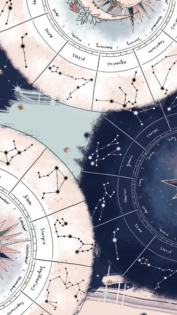 736x1308 iPhone Zodiac Wallpaper