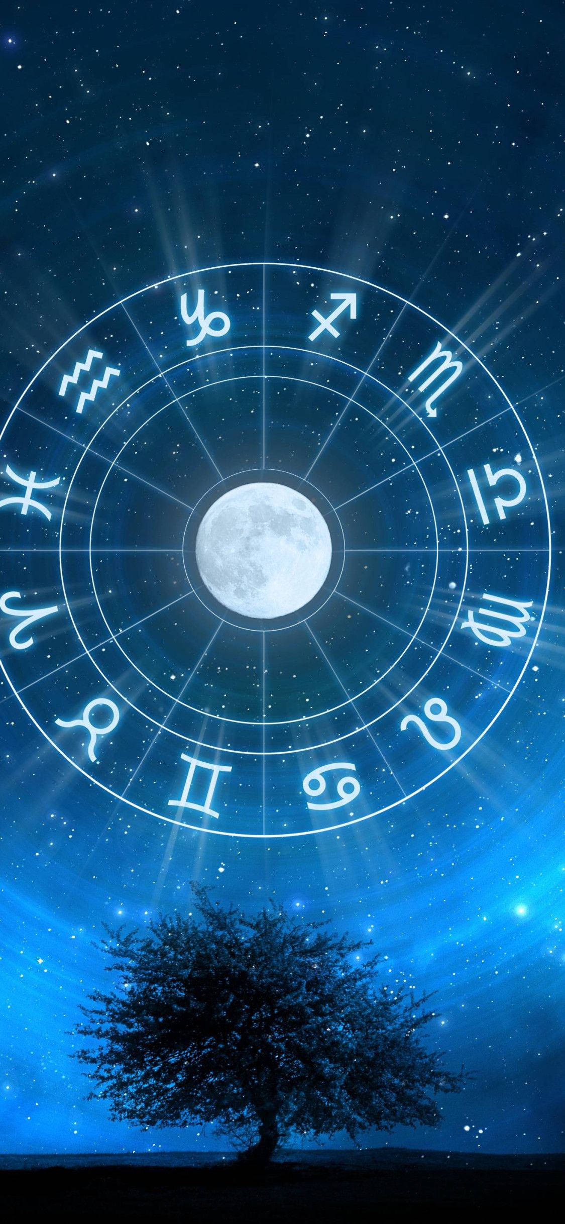 1125x2436 Zodiac Sign HD Wallpaper 62292