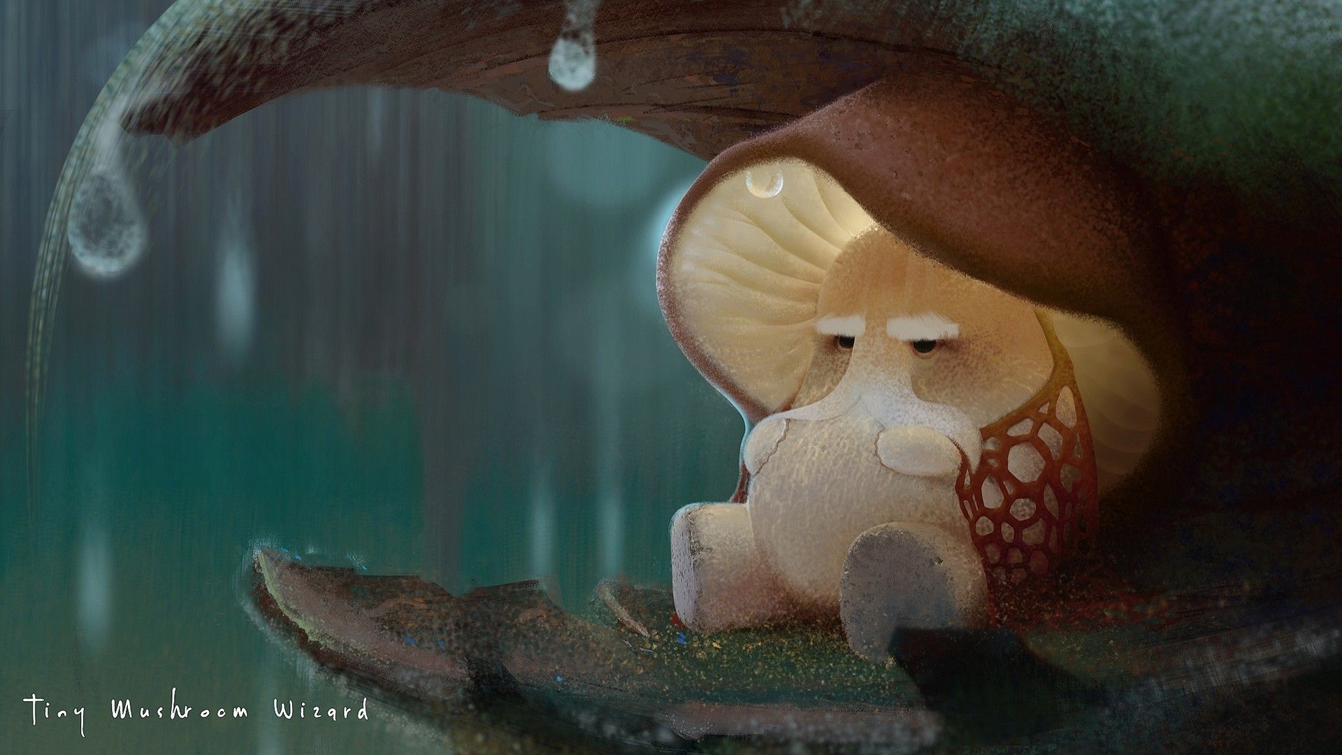 1920x1080 Andrew Ley Mushroom Wizard