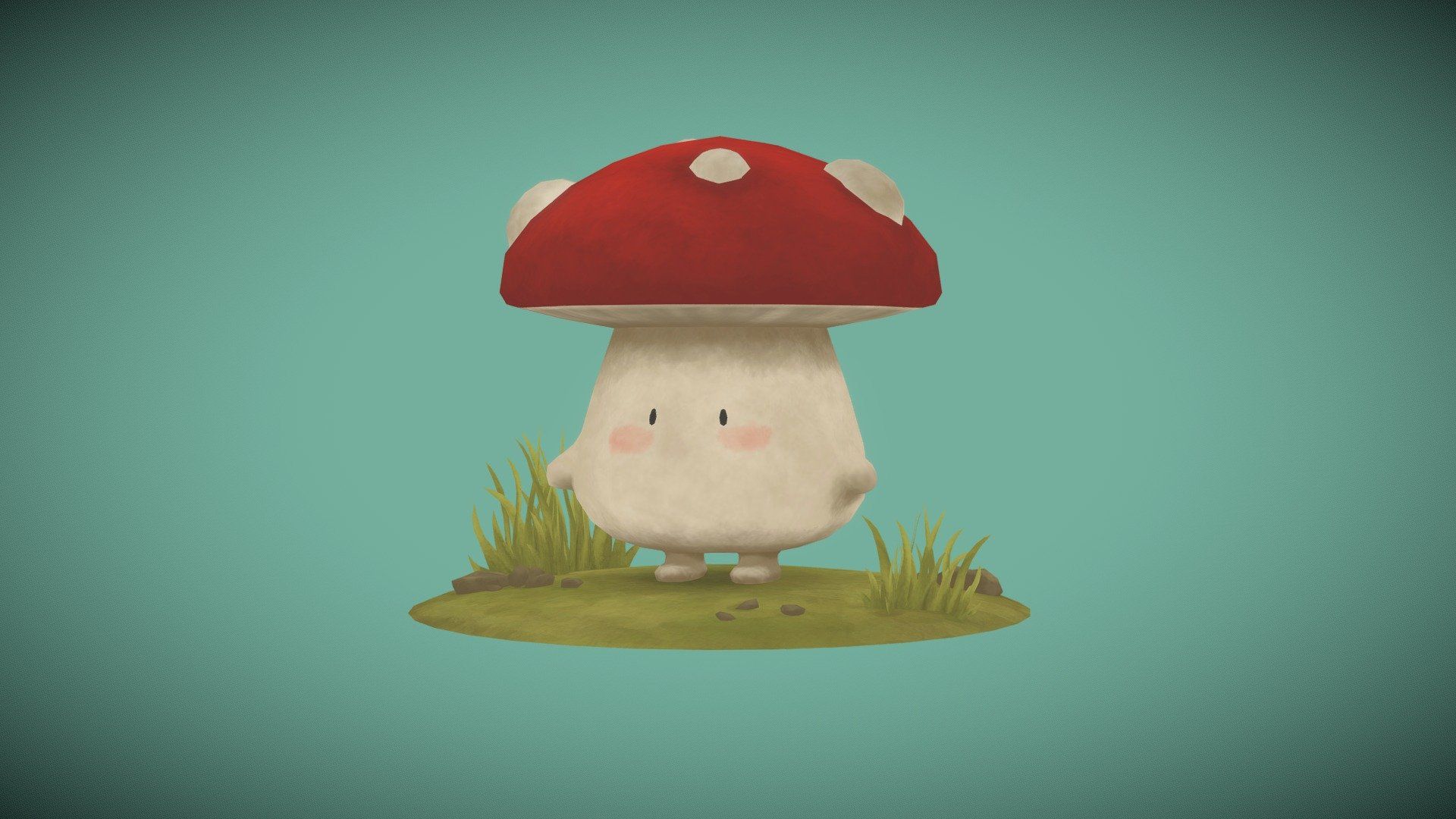 1920x1080 Little Mushroom model by Kaisa Kukkura [941ad20]