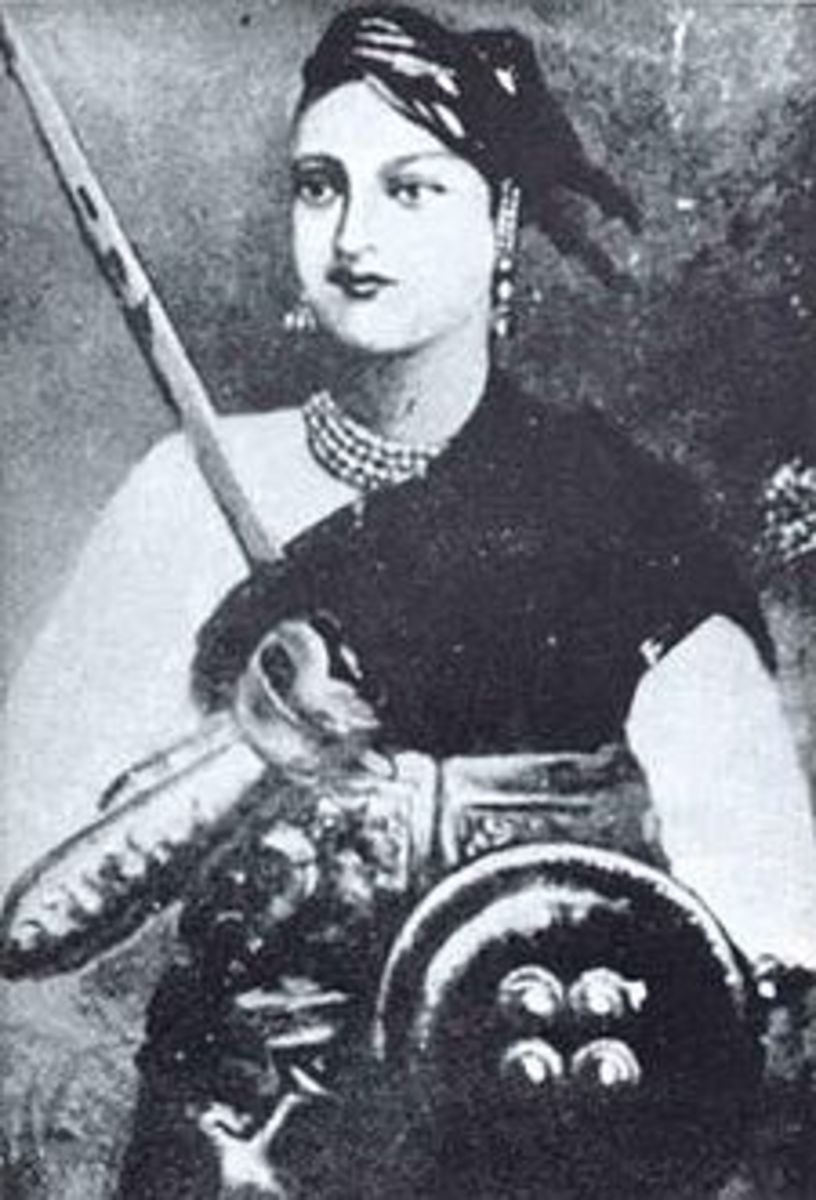 816x1200 Rani Lakshmi Bai (Laxmi Bai) Queen Of Jhansi (With Real Photograph)