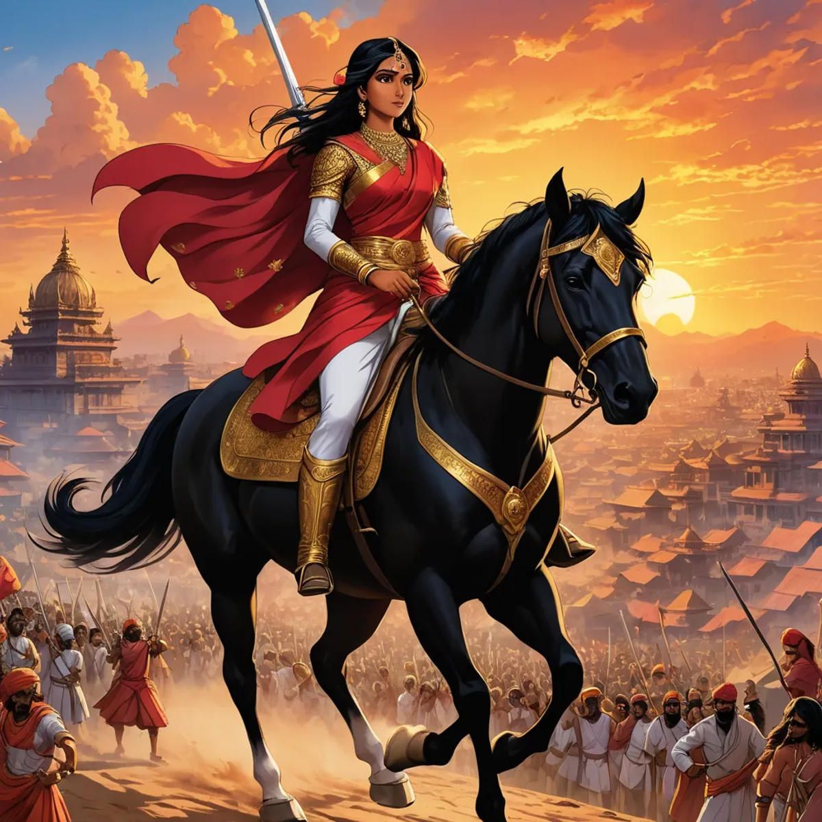 1200x1200 Warrior Queen: The Story of Rani Laxmi Bai
