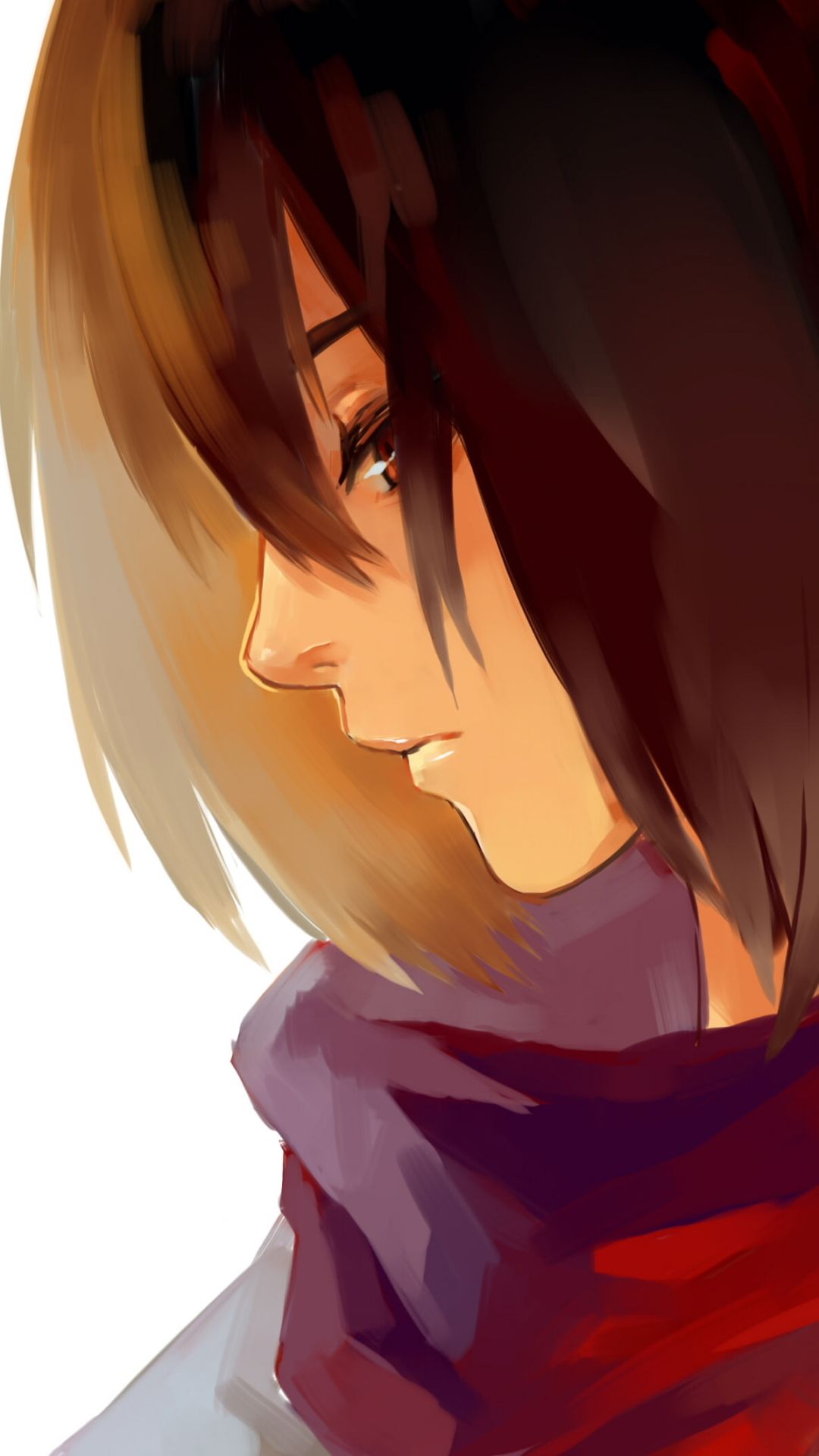 1080x1920 Phone wallpaper: Anime, Attack On Titan, Mikasa Ackerman, Scarf 1122886