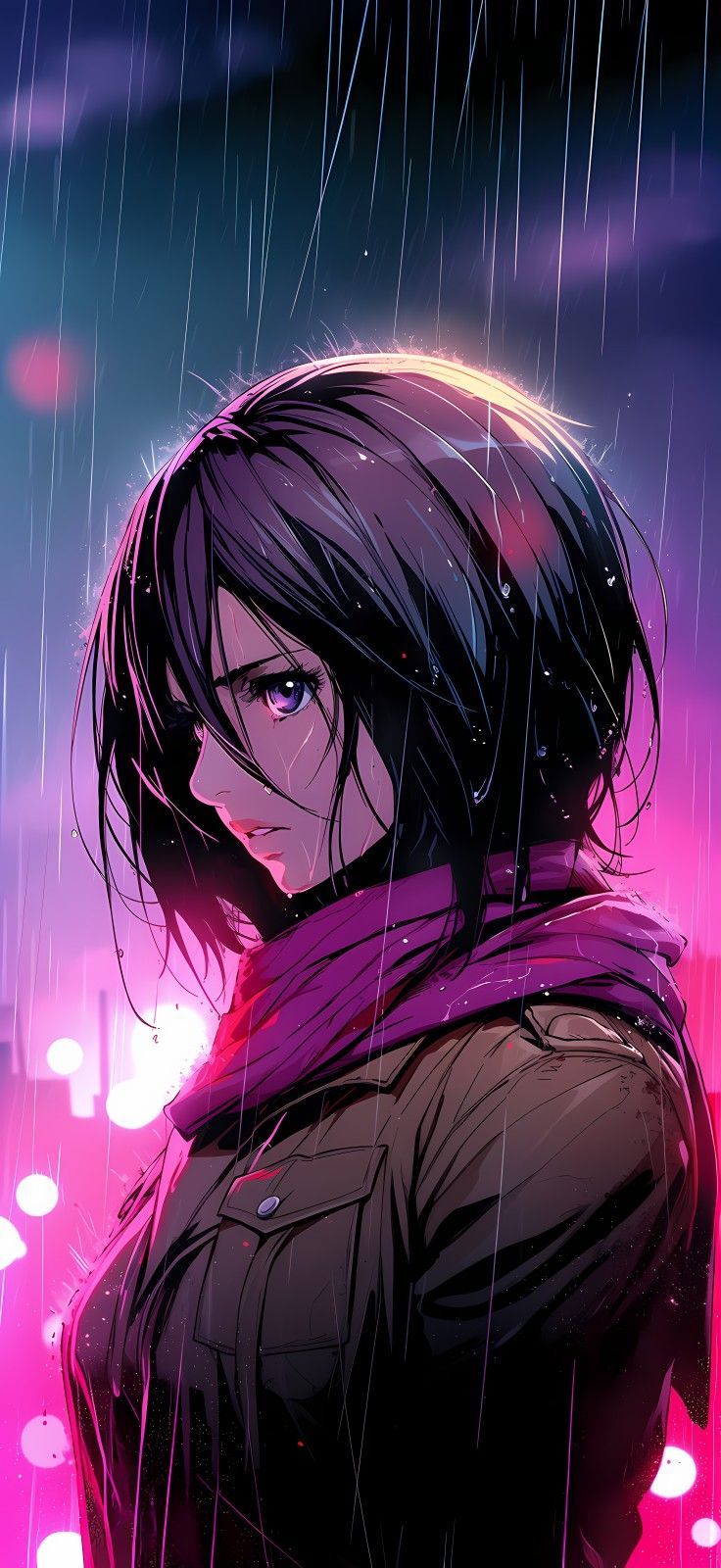 736x1600 Mikasa