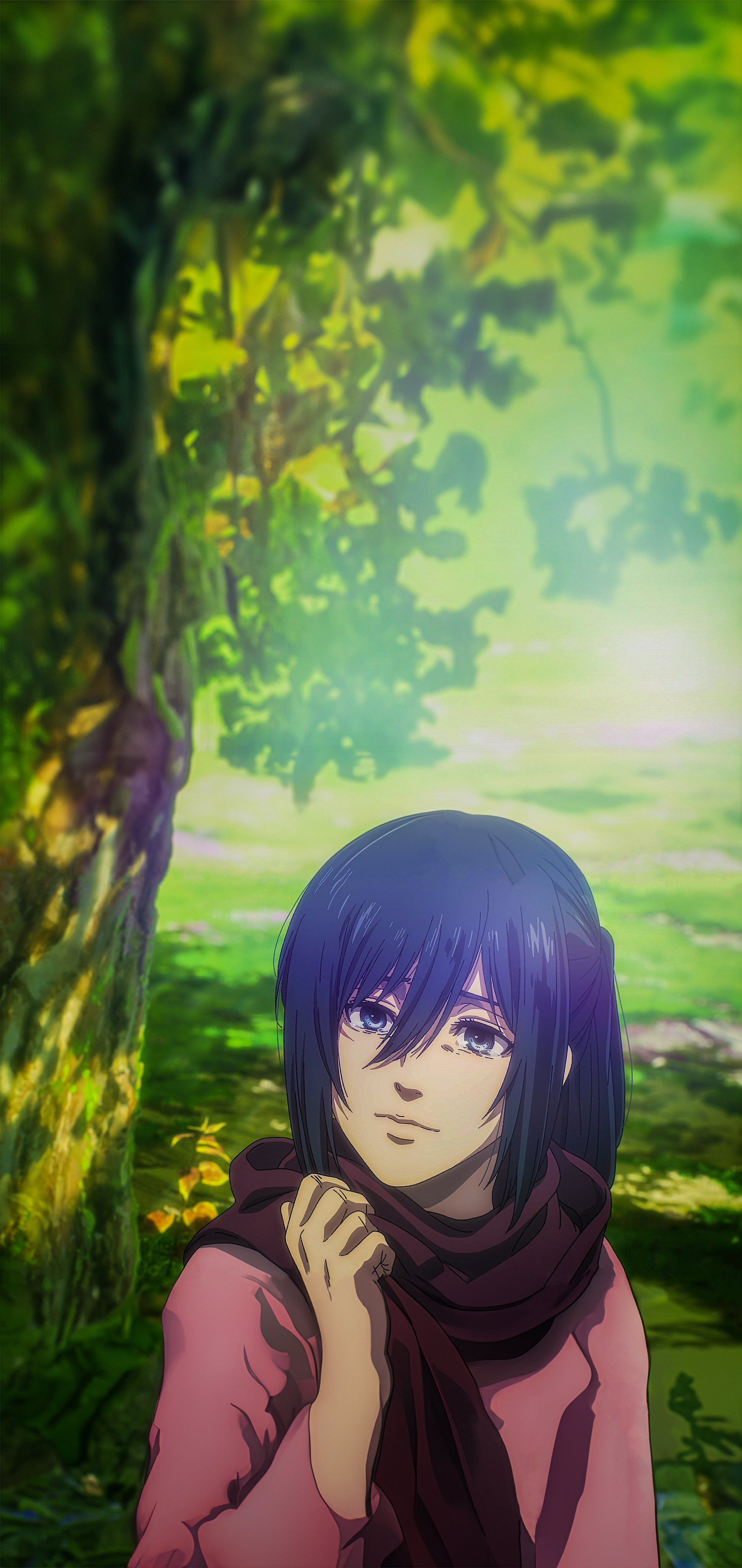 1940x4096 Eren And Mikasa Phone Wallpaper