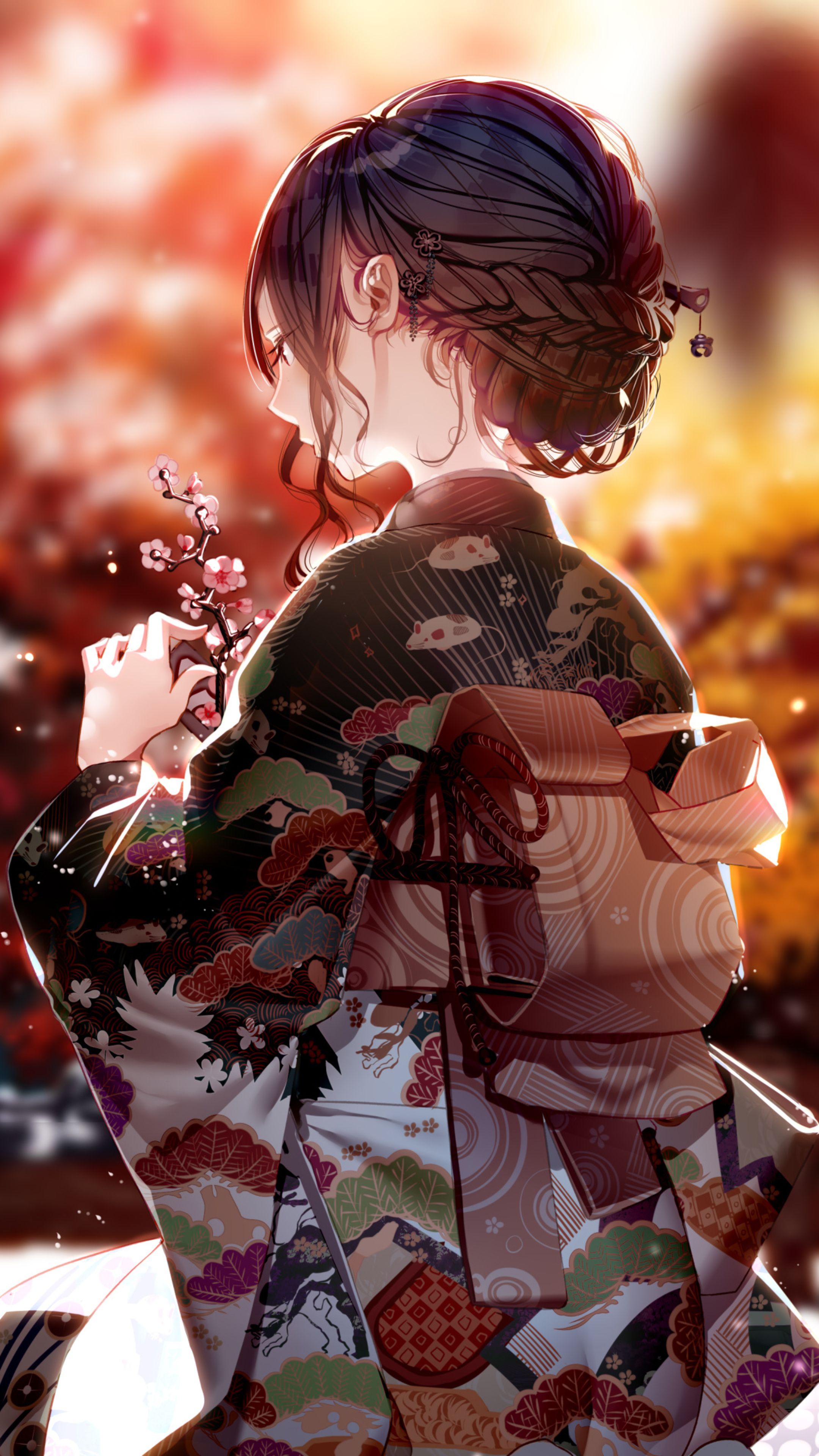 2160x3840 Kimono Wallpaper