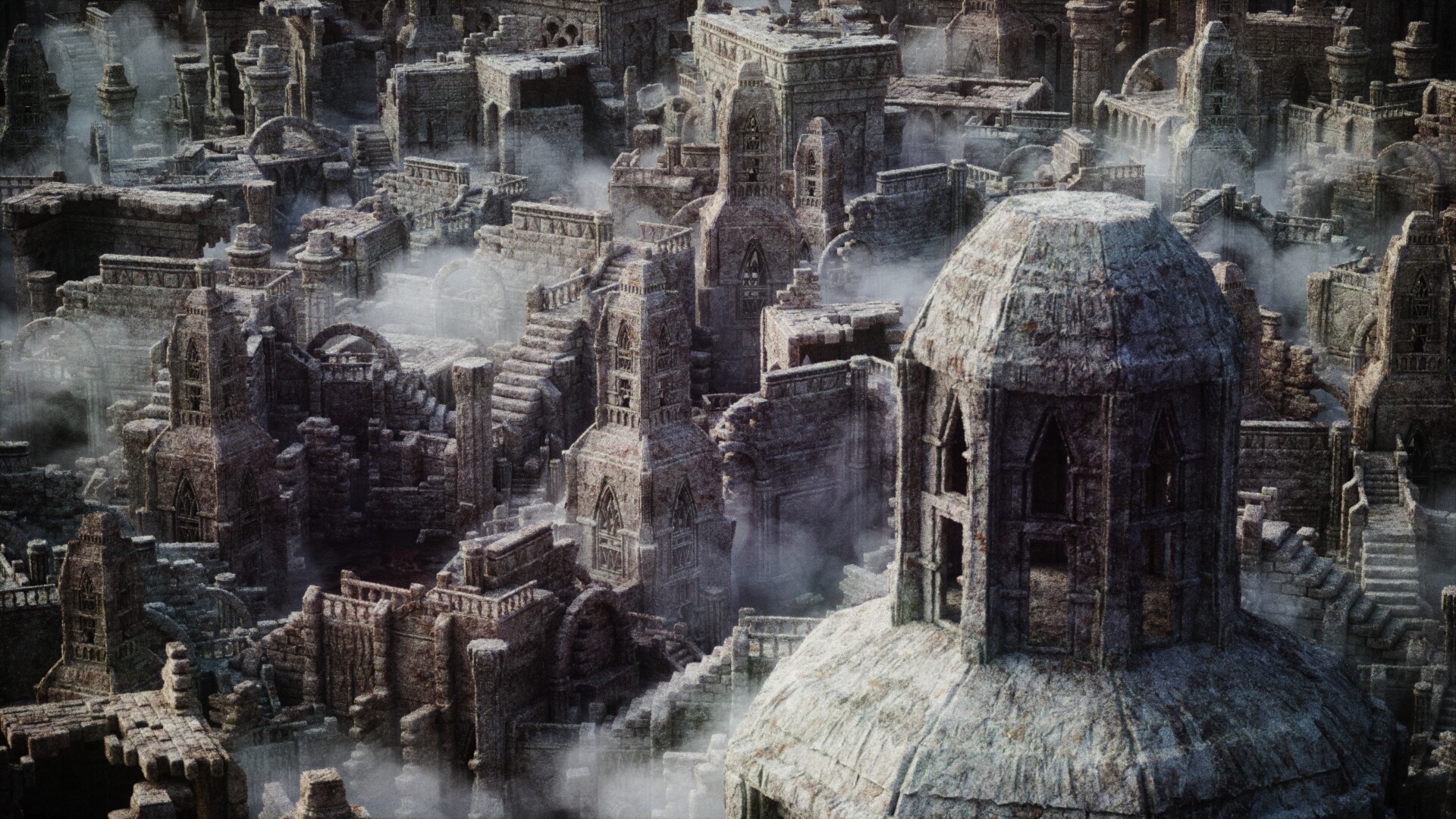 1920x1080 Image:the Osgiliath Ruins. Tolkien