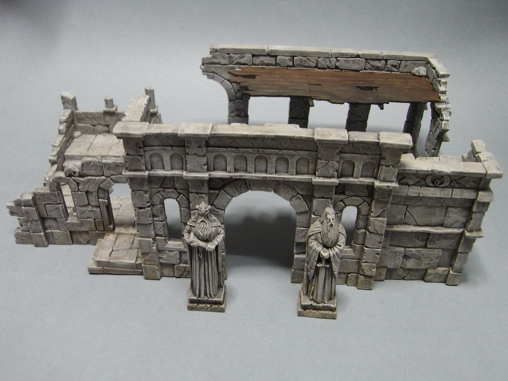1024x768 Ruins of Osgiliath. The ruins looks really good and easy to