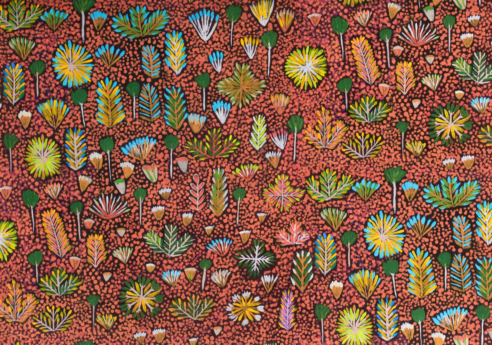 1920x1346 Indigenous Autumn Trees Artwork Wallpaper