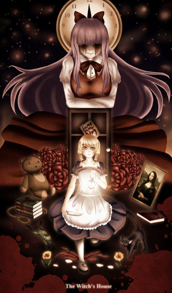 686x1165 The Witch's House By Following The Rabbit
