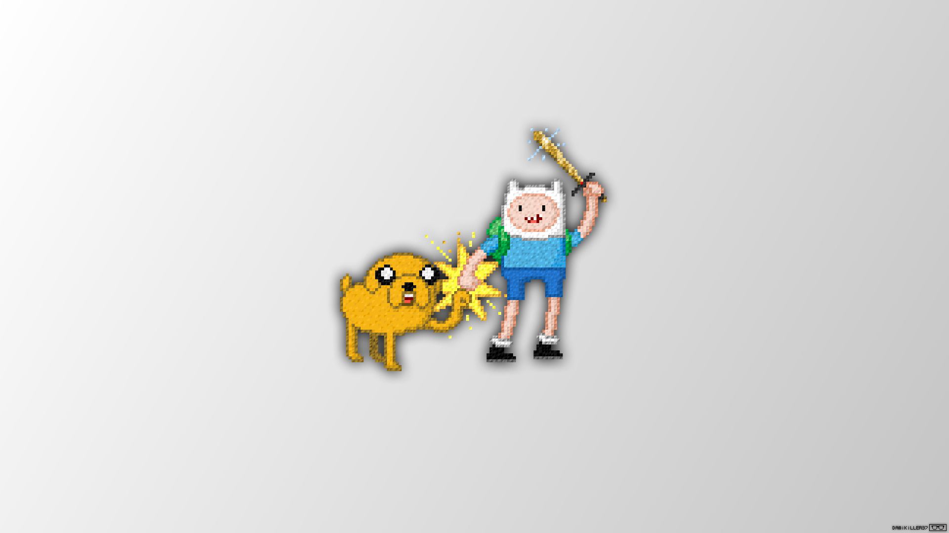1920x1080 Adventure Time, Pixel Art, Trixel Wallpaper HD / Desktop and Mobile Background