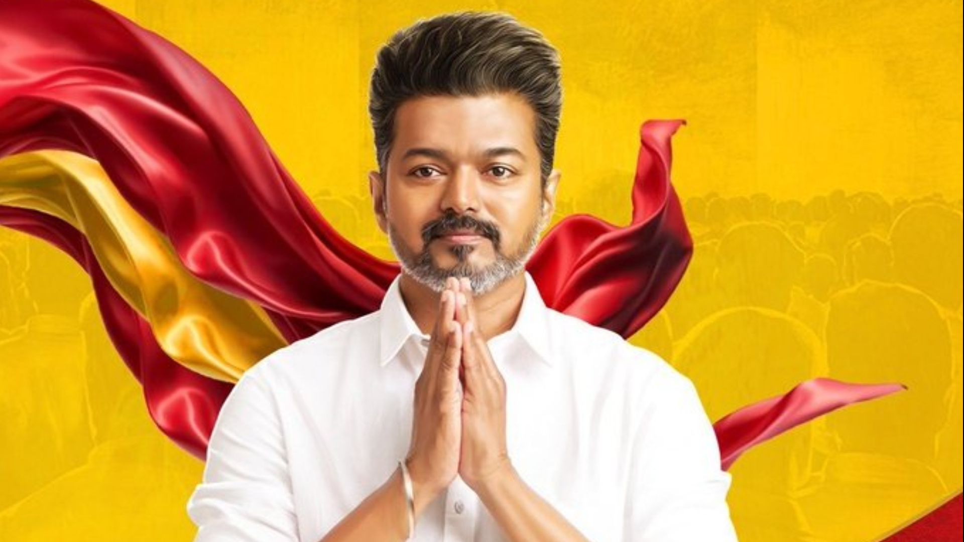 1920x1080 New thalapathy vijay tvk wall poster pc