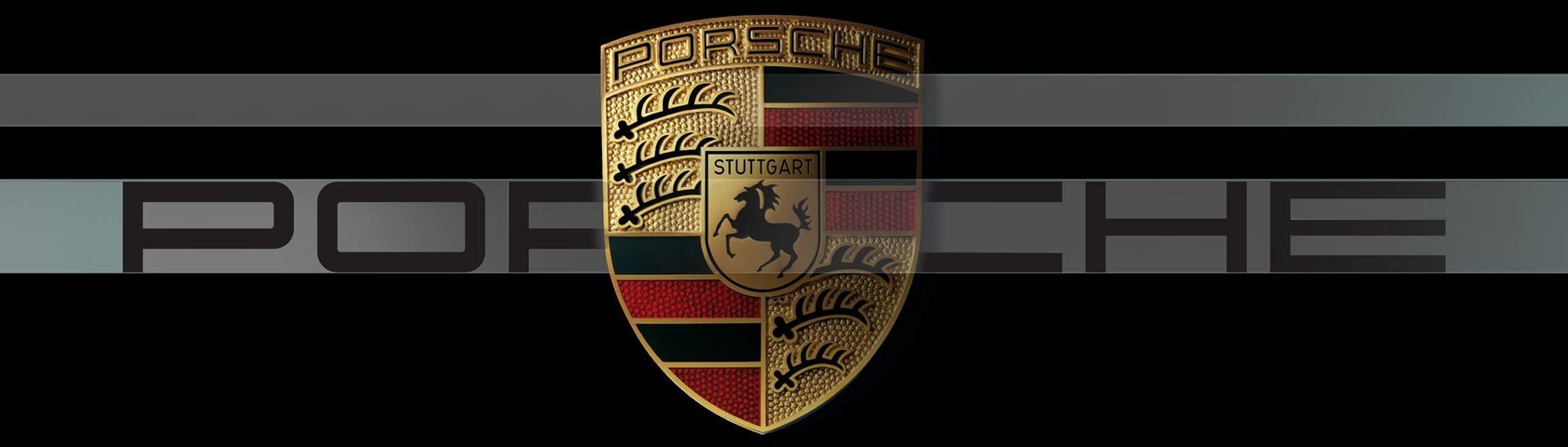 1680x480 Porsche Logo Tripple Screen • Image • WallpaperFusion by Binary Fortress Software