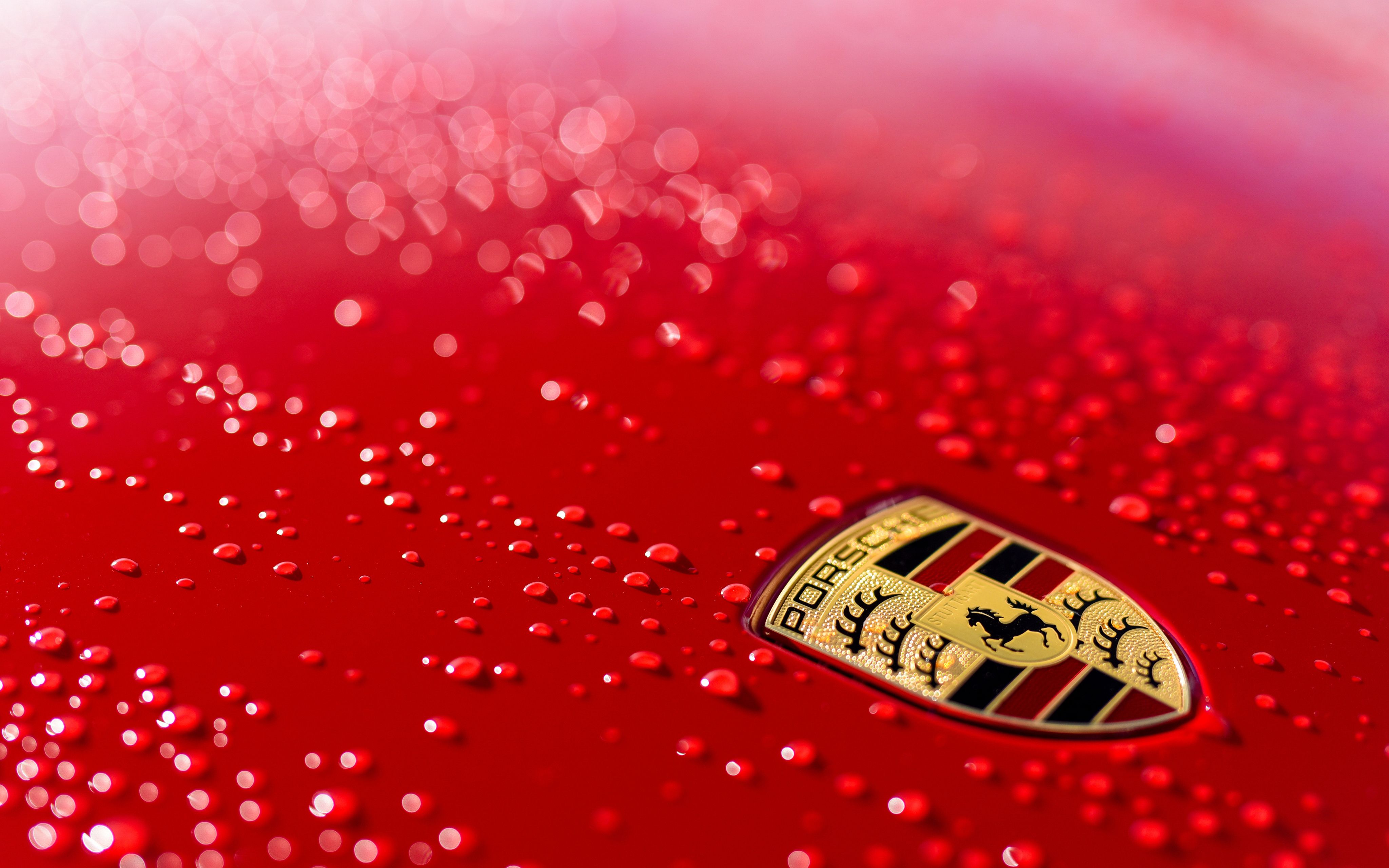 4096x2560 Porsche Logo HD 4K Wallpaper