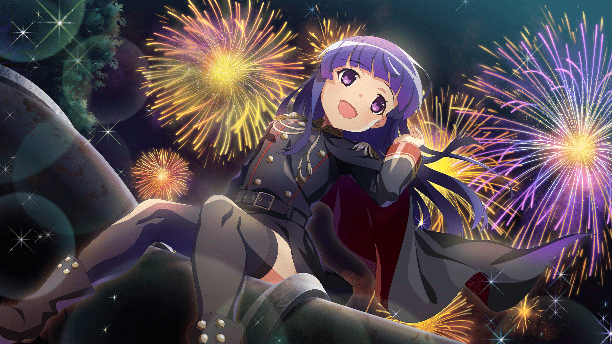 2048x1152 Higurashi Mei Cute General Rika Furude