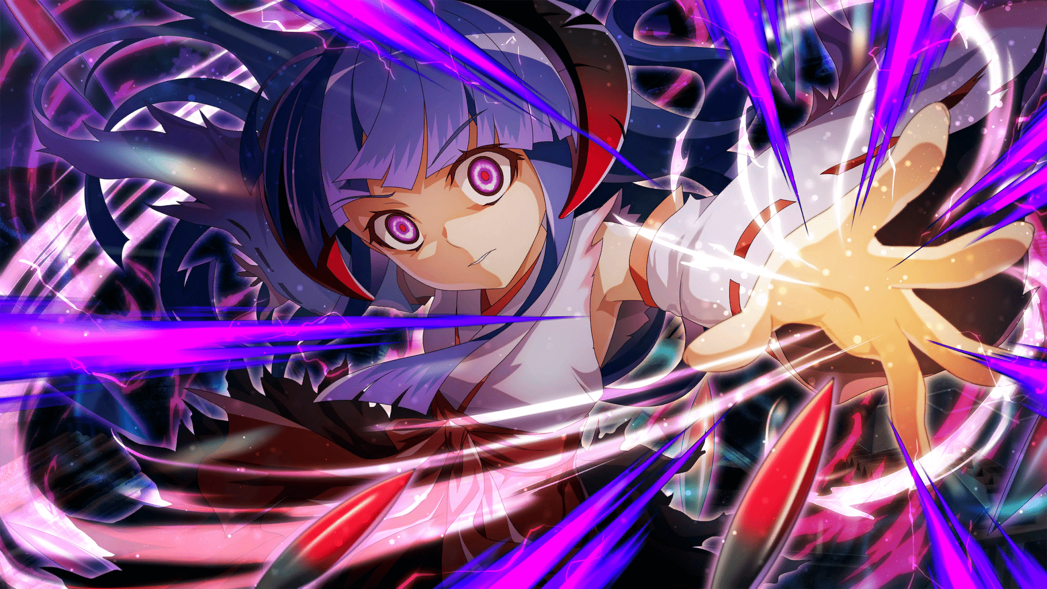 2048x1152 Higurashi Mei Witch of Despair Rika Furude