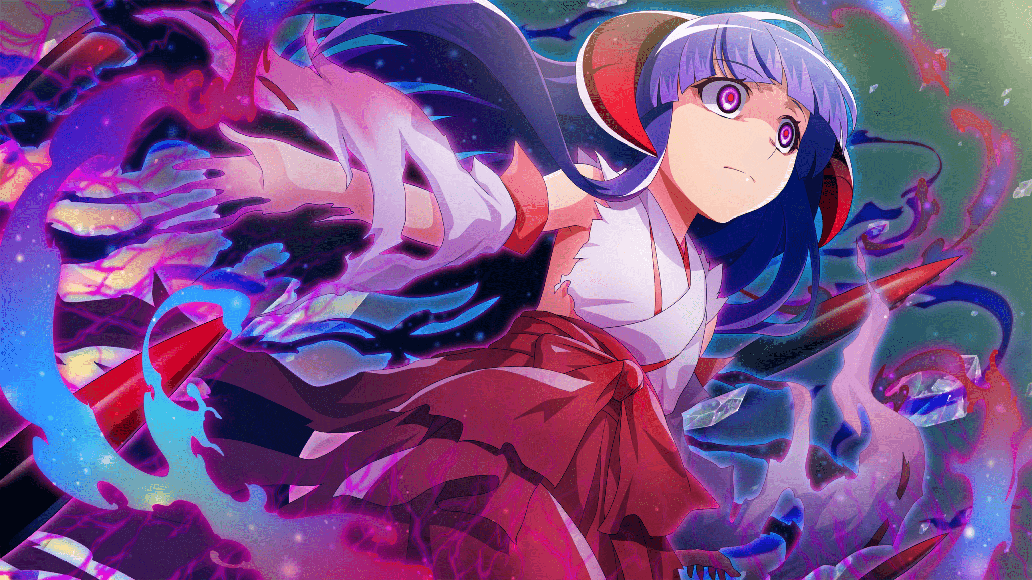 2048x1152 Higurashi Mei Witch of Despair Rika Furude