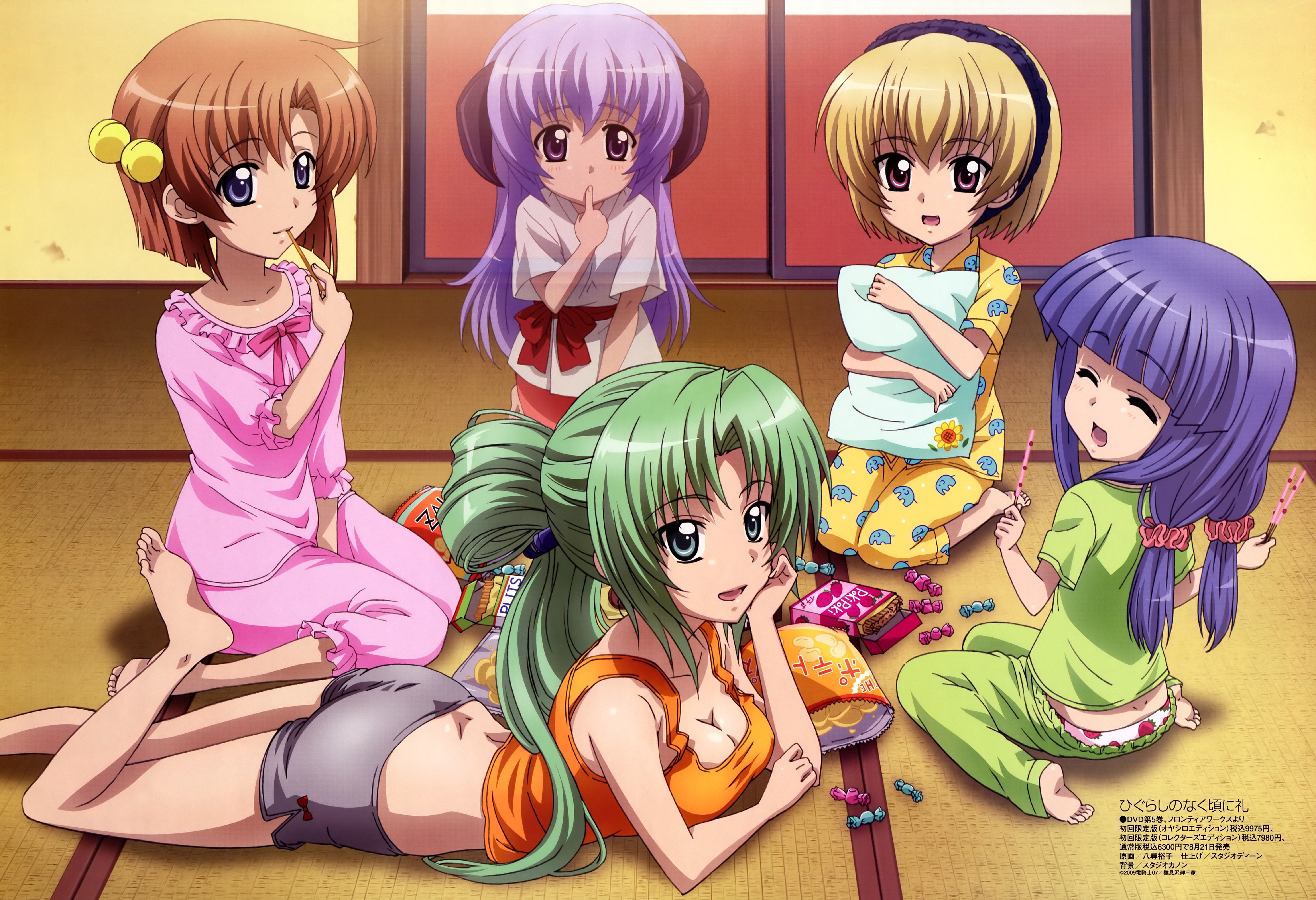 5933x4058 furude, Rika, Hanyuu, Higurashi, No, Naku, Koro, Ni, Houjou, Satoko, Ryuuguu, Rena, Sonozaki, Mion Wallpaper HD / Desktop and Mobile Background