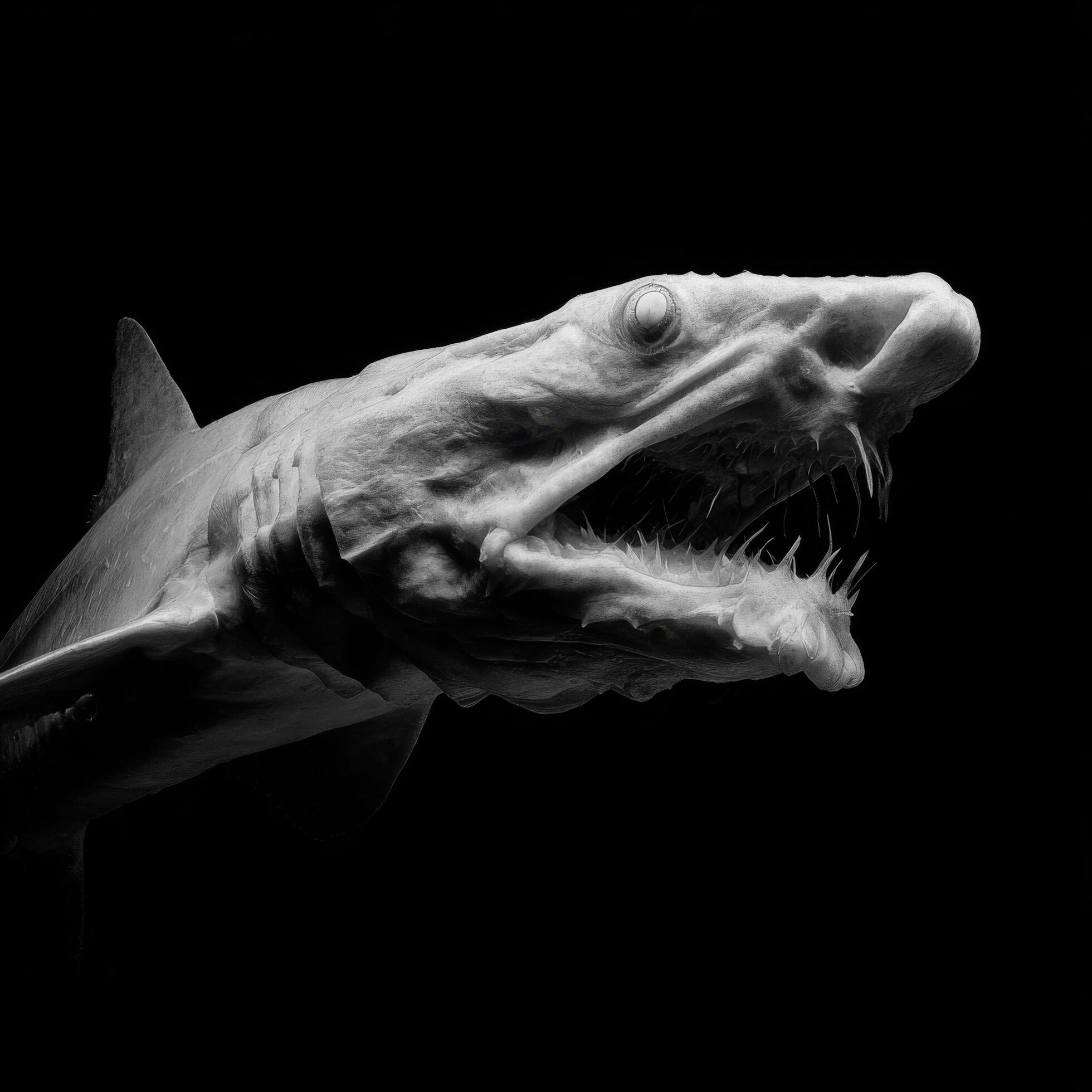 1960x1960 A Bizarre Deep Sea Creature The Goblin Shark
