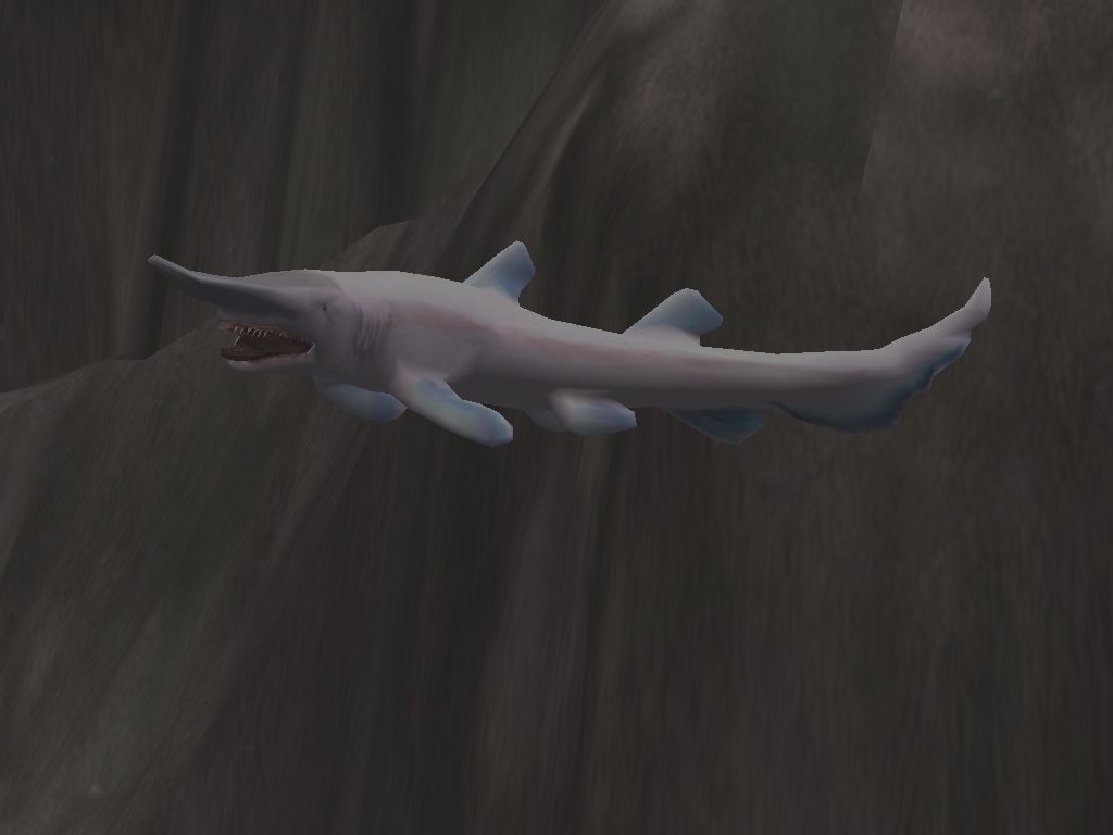 1024x768 Goblin Shark Wallpaper