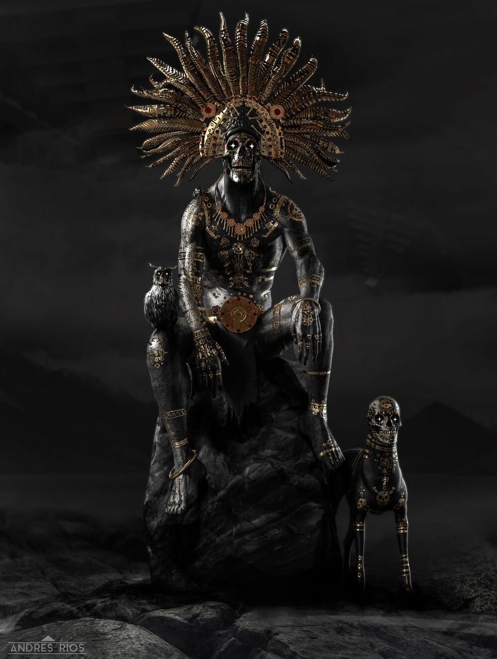 1000x1326 Age Of Mythology 2: Aztec Mesoamerican Civ Concept
