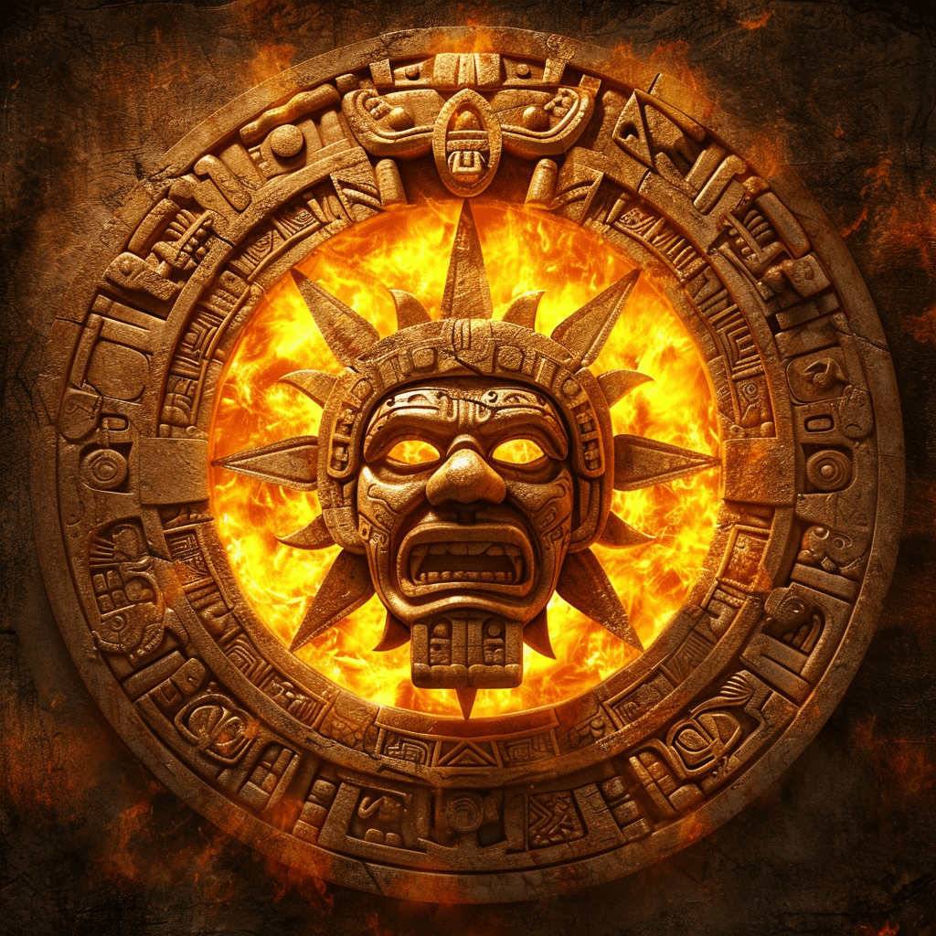 1024x1024 Aztec God Wallpaper