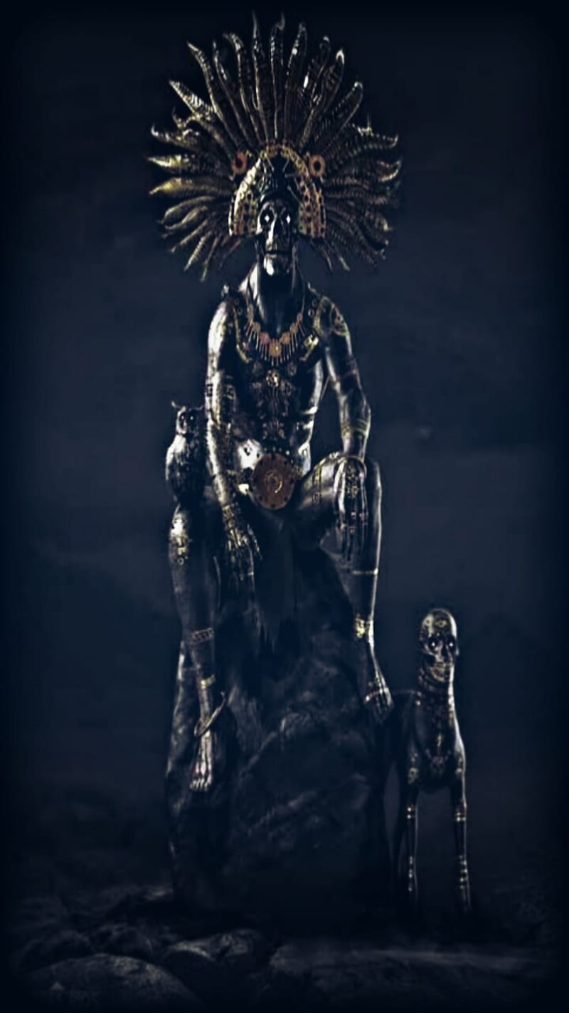 800x1422 HD mictlantecuhtli wallpaper