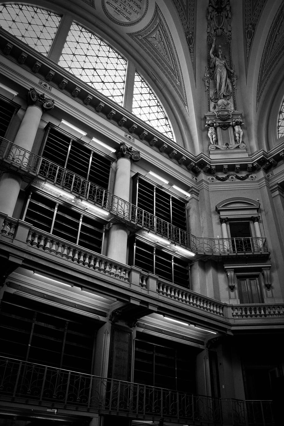 910x1365 HD wallpaper: library, architecture, places, read, book, culture, i am a student