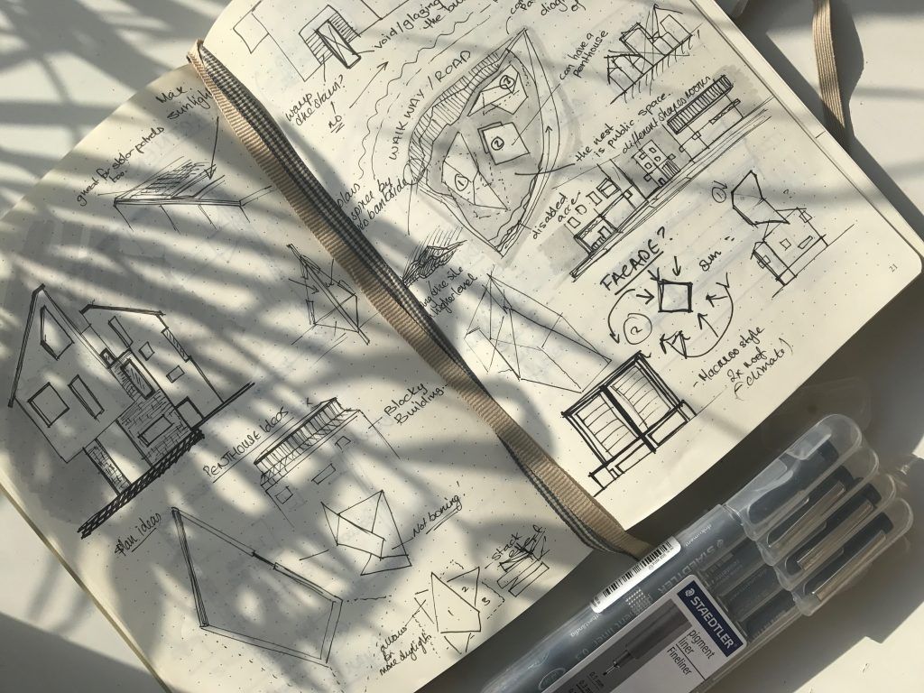 1024x768 Design process of a KSA architecture student