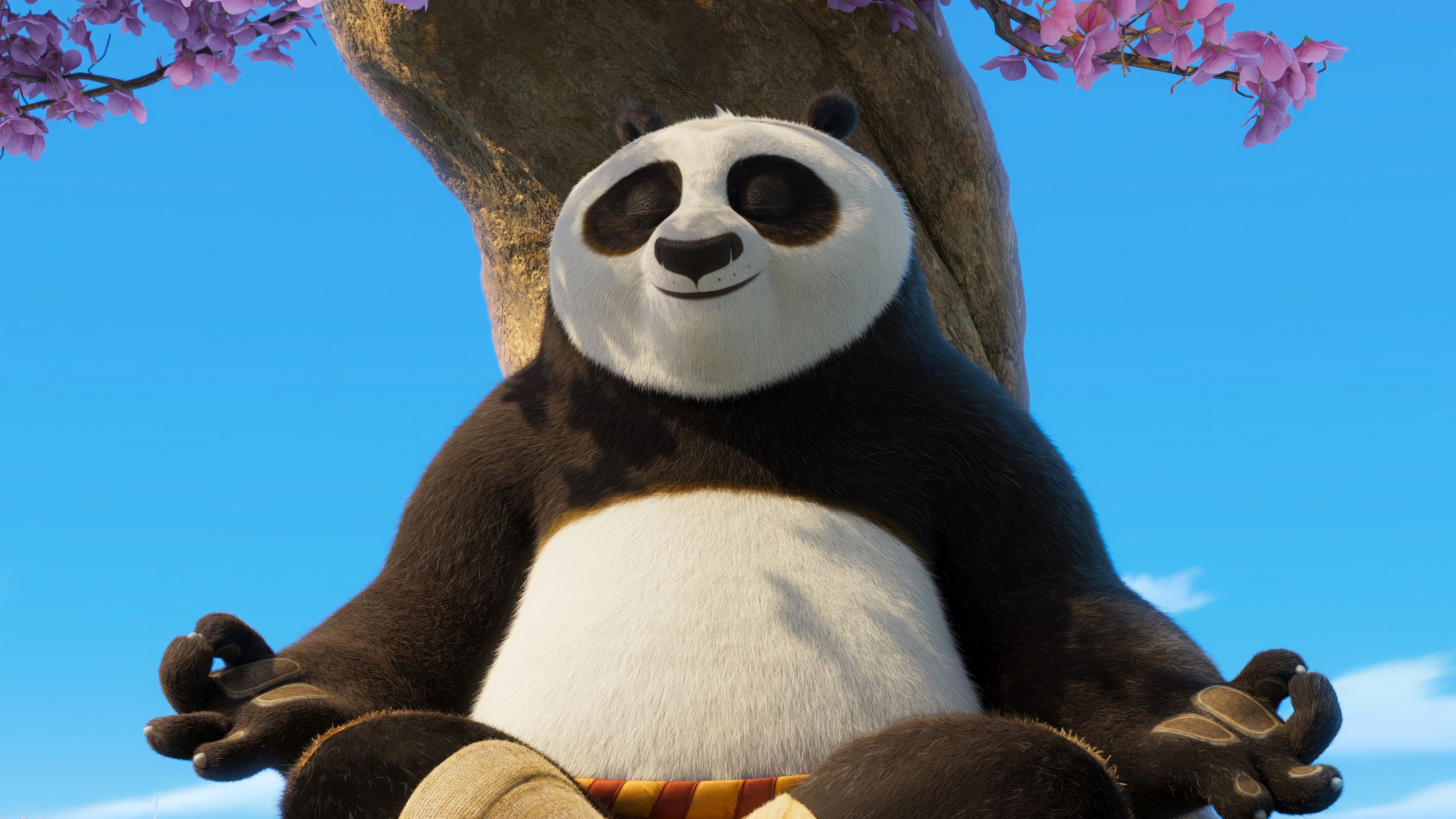 3840x2160 Kung Fu Panda 4 Po Wallpaper