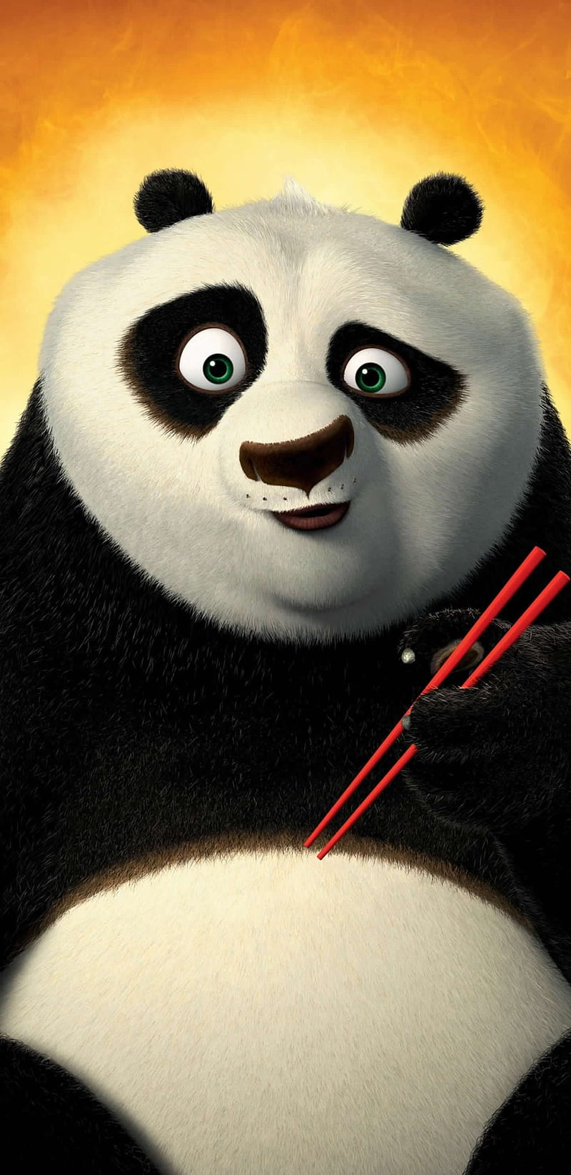 800x1644 Kungfu Panda, cute, kung fu, panda, HD phone wallpaper