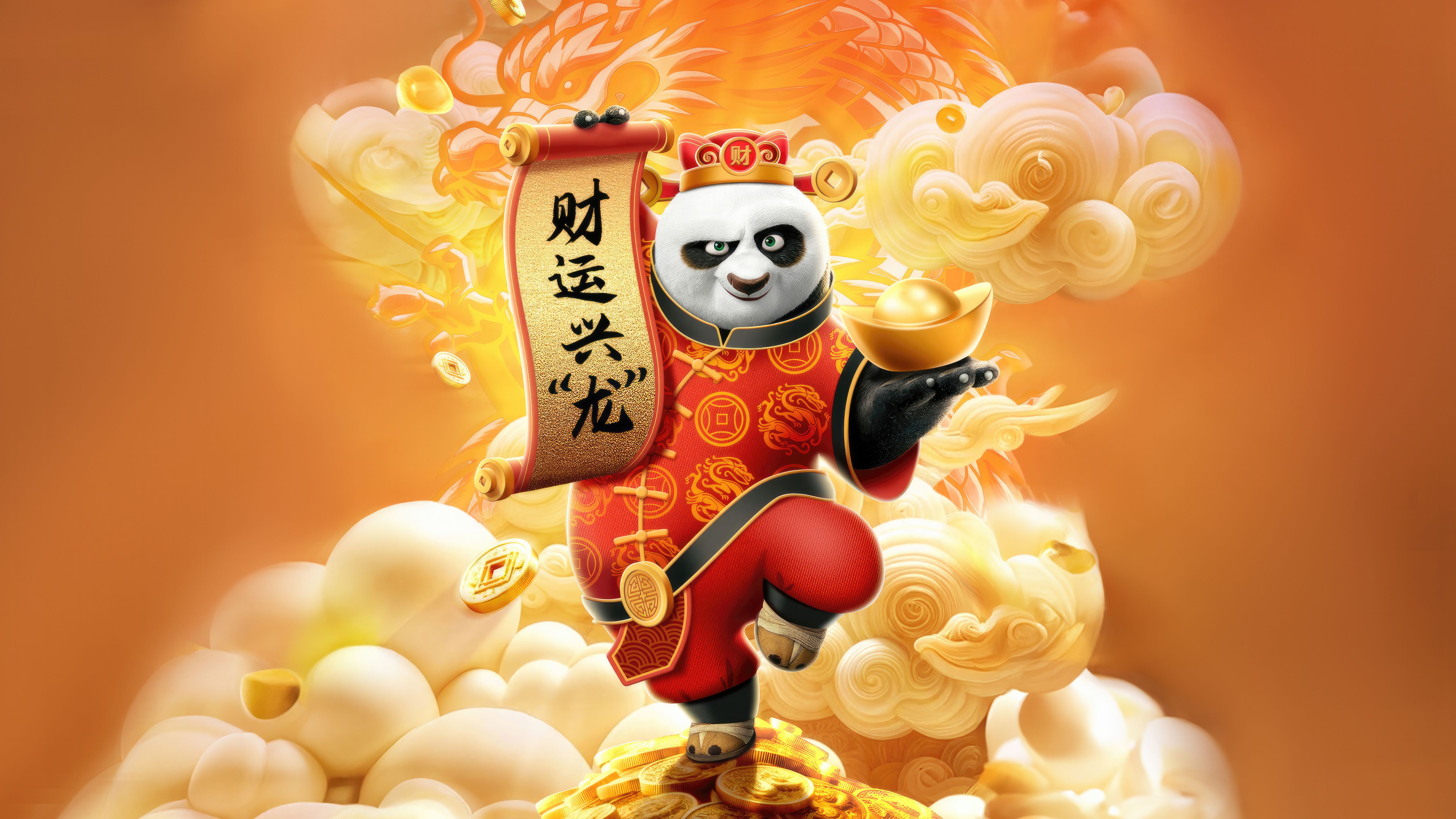5120x2880 Kung Fu Panda 4 Chinese Poster Wallpaper, HD Movies Wallpaper, 4k Wallpaper , Image, Background, Photos and Picture