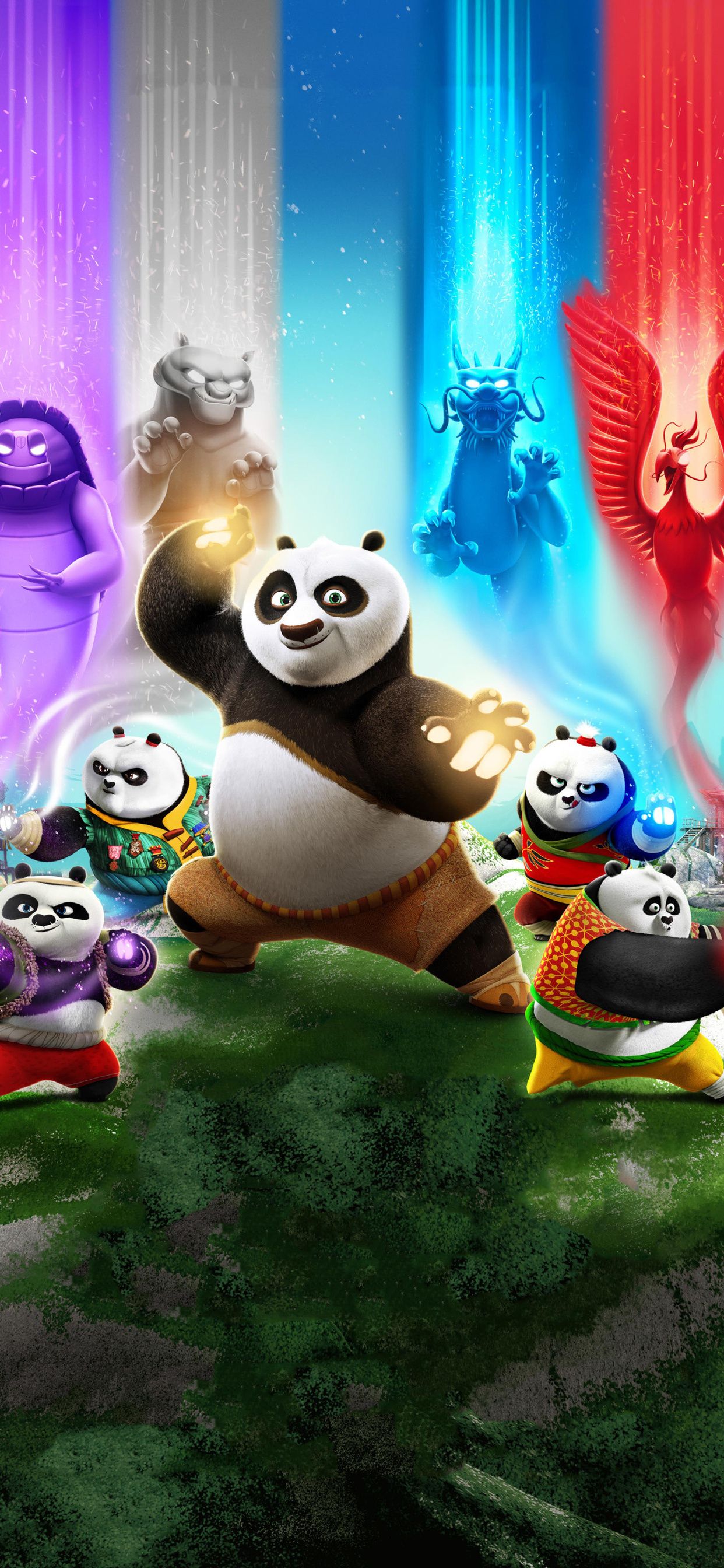 1242x2688 Kung Fu Panda 3 Wallpaper
