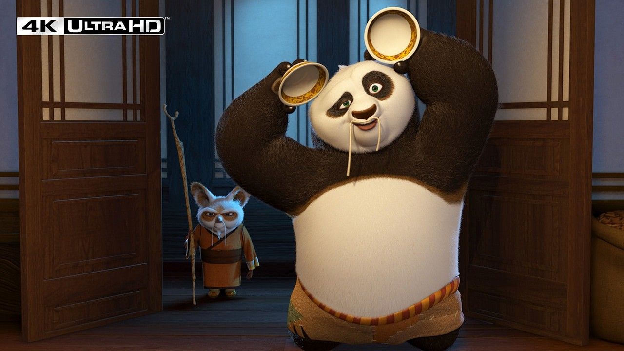 1280x720 Po the Panda is Called Into Action. Kung Fu Panda 4K