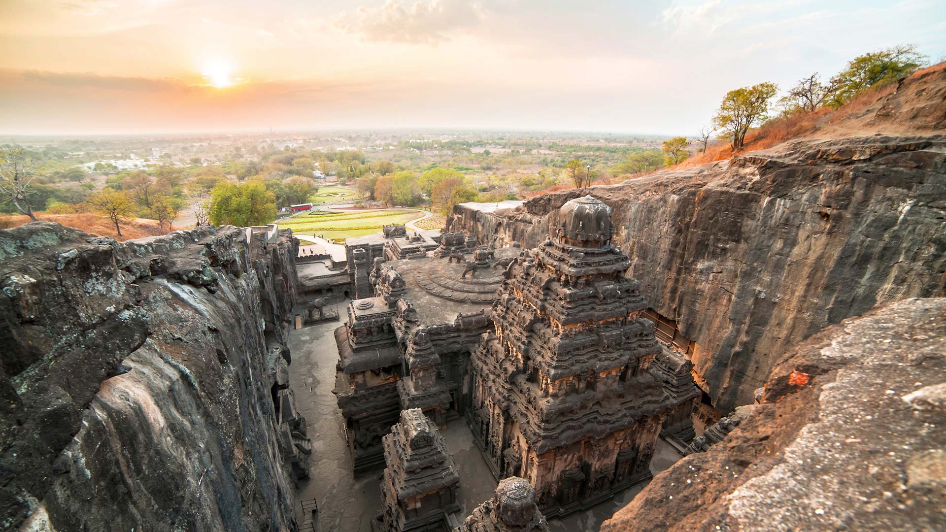 1920x1080 Bing image: Kailasa temple in Ellora caves Wallpaper Gallery