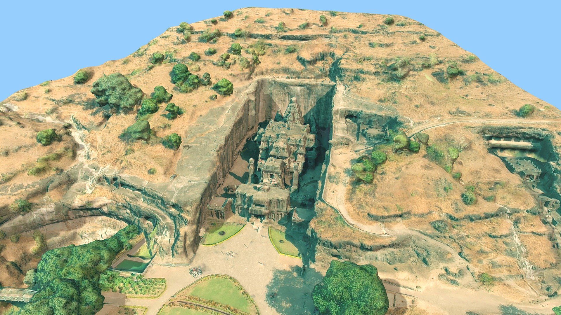 1920x1080 Kailasa Temple, Ellora India