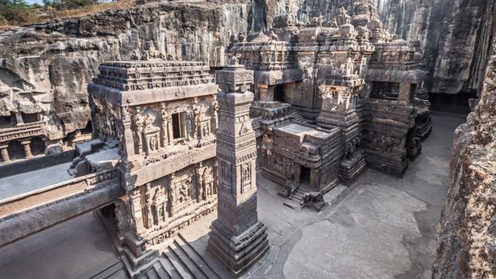 1600x900 Kailasa Temple, Ellora The Ancient Rock Cut Temple