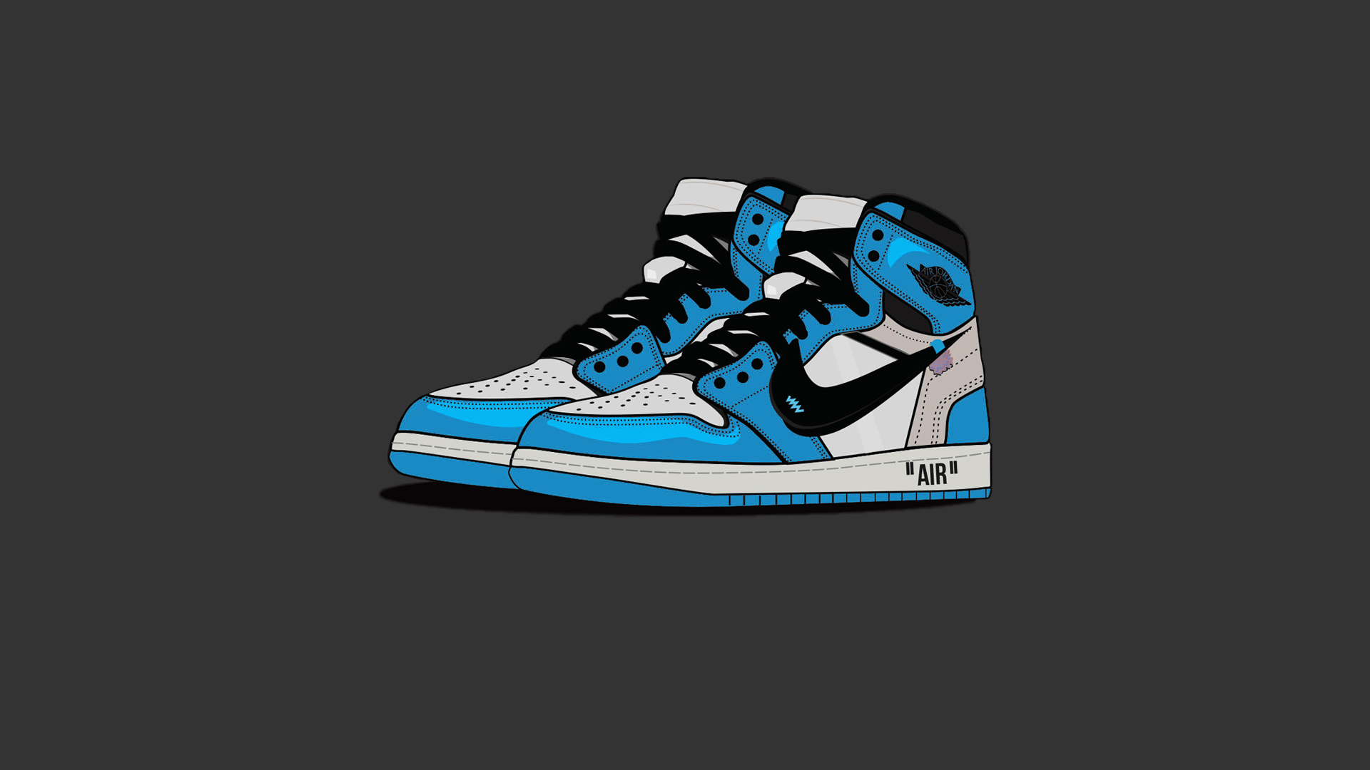 1920x1080 Blue Retro Jordans [1920x1080]
