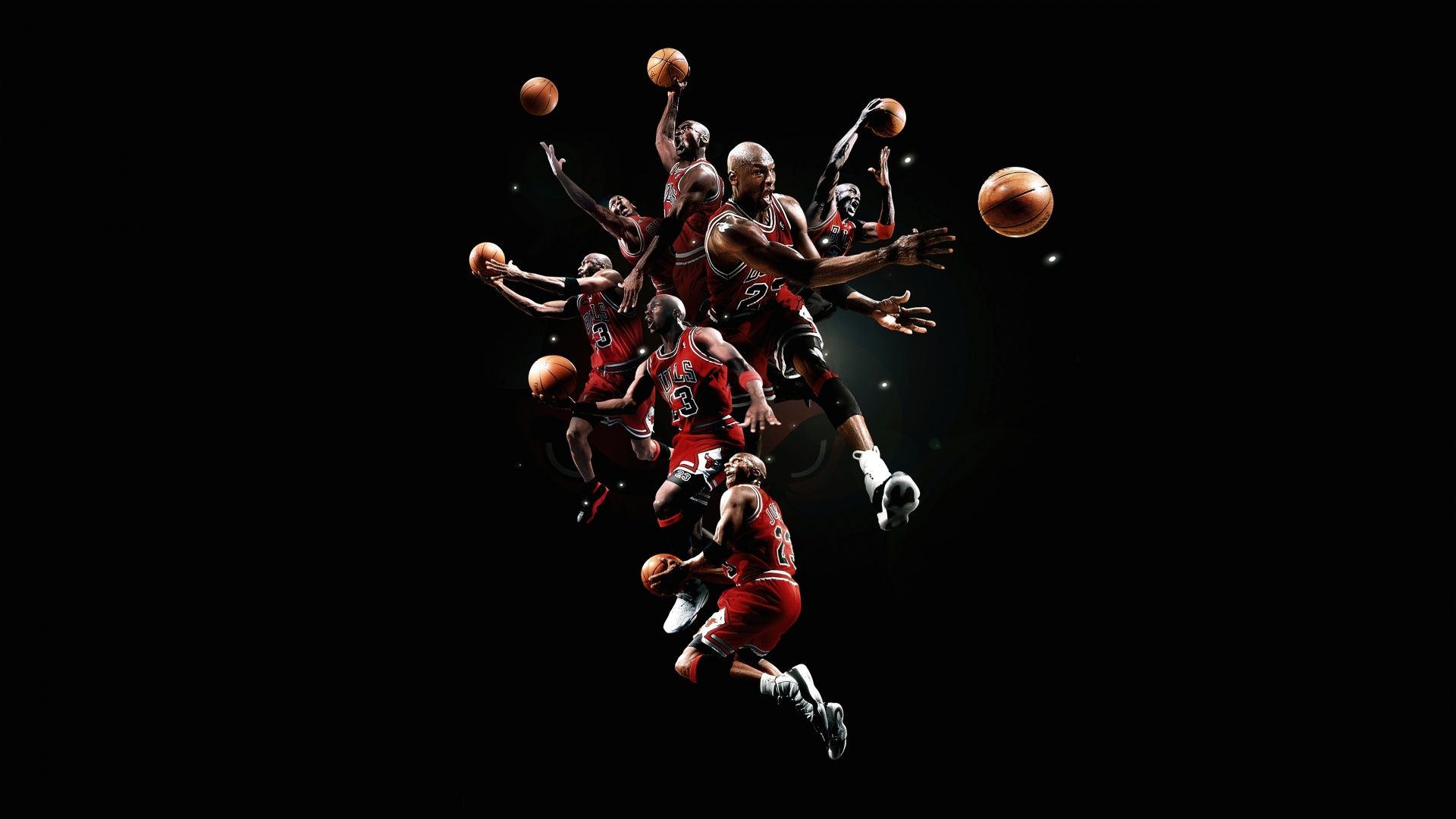 1920x1080 Michael Jordan Wallpaper 4K, Black background