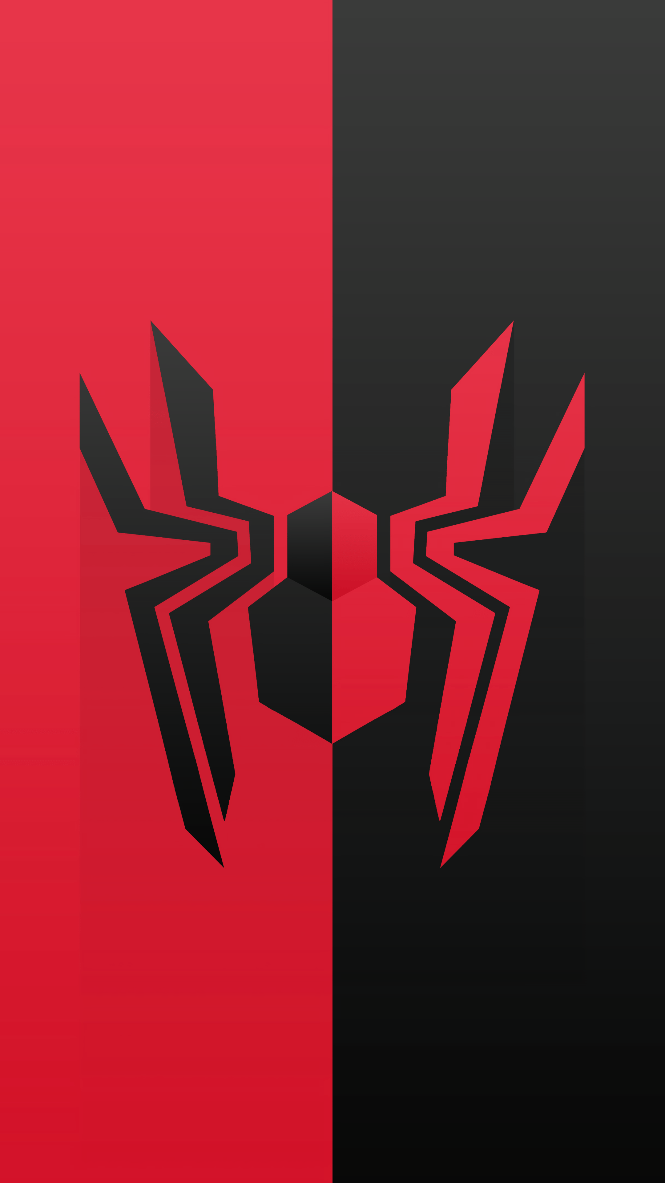 2160x3840 Spider Man Logo Minimalist 8K Wallpaper