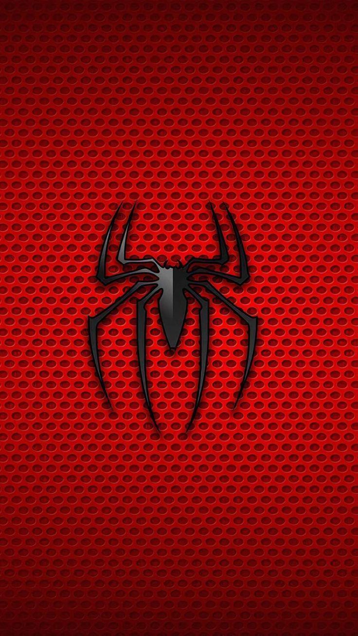 736x1308 Spiderman Logo Background iPhone Wallpaper