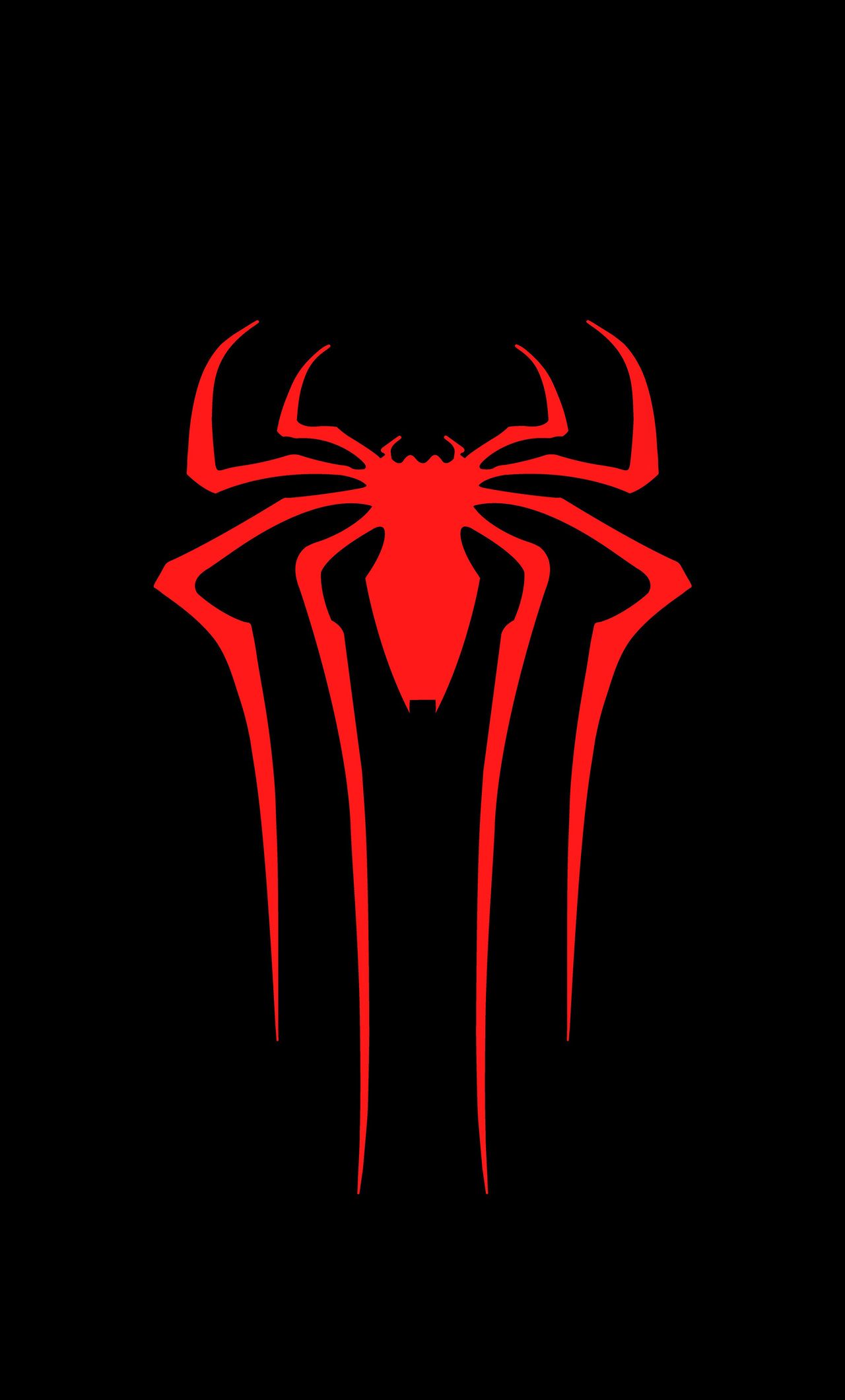 1280x2120 Spider Man iPhone Logo Wallpaper
