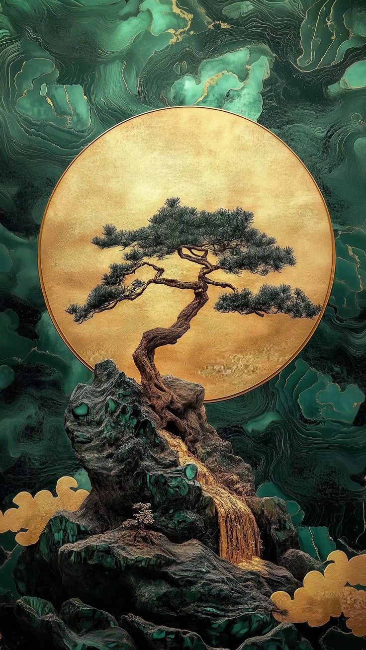 736x1308 Japanese art phone wallpaper. Japanese art wallpaper iphone, Japanese zen wallpaper, Landscapes