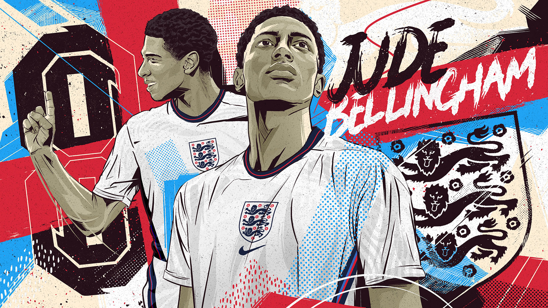 1920x1080 Jude Bellingham Cool Art Wallpaper, HD Sports 4K Wallpaper, Image and Background